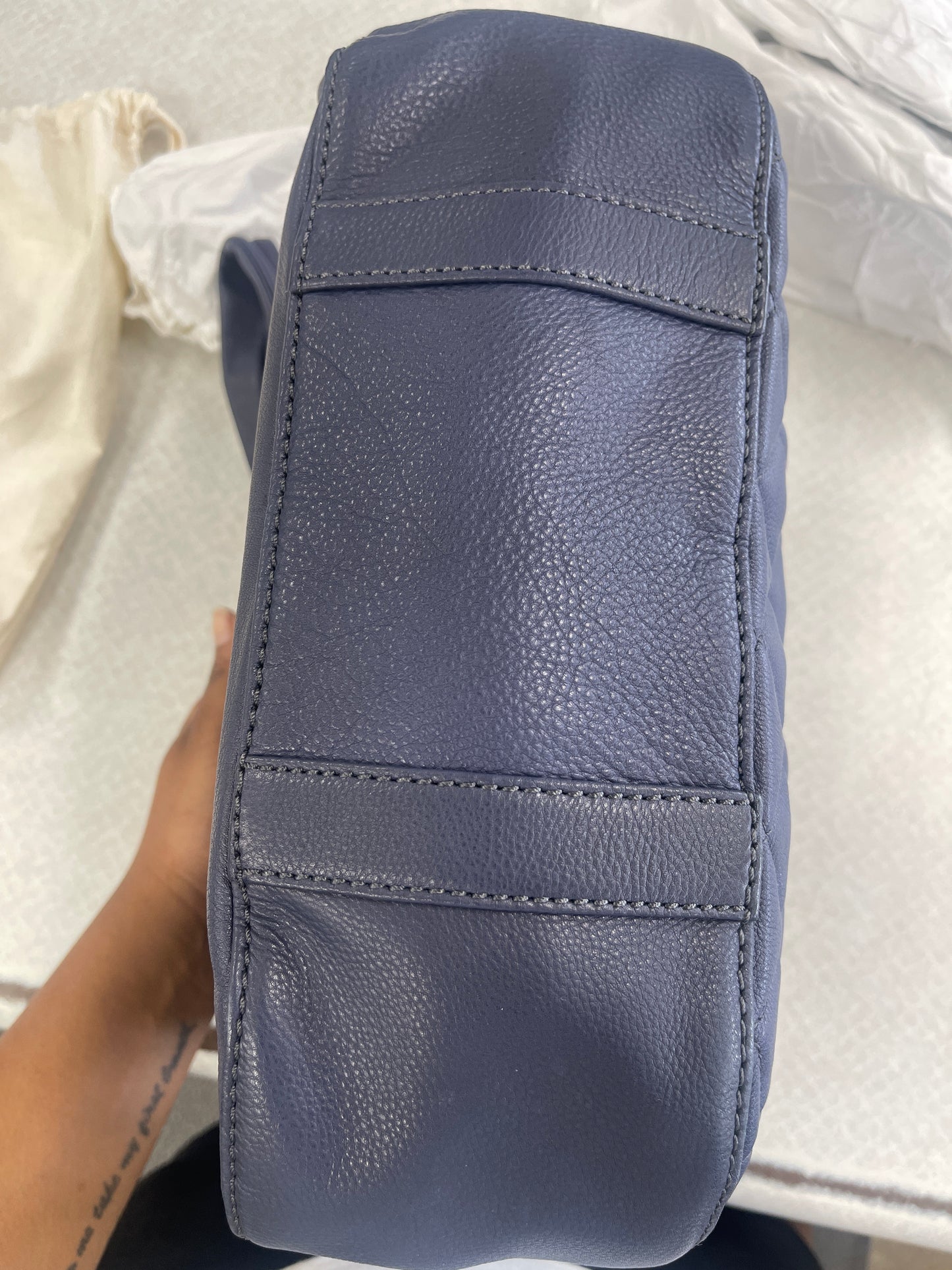 Handbag By Hobo Intl In Blue, Size:Medium