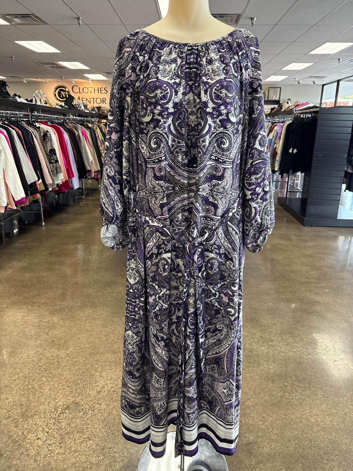 Dress Casual Maxi By Lane Bryant In Purple, Size:18