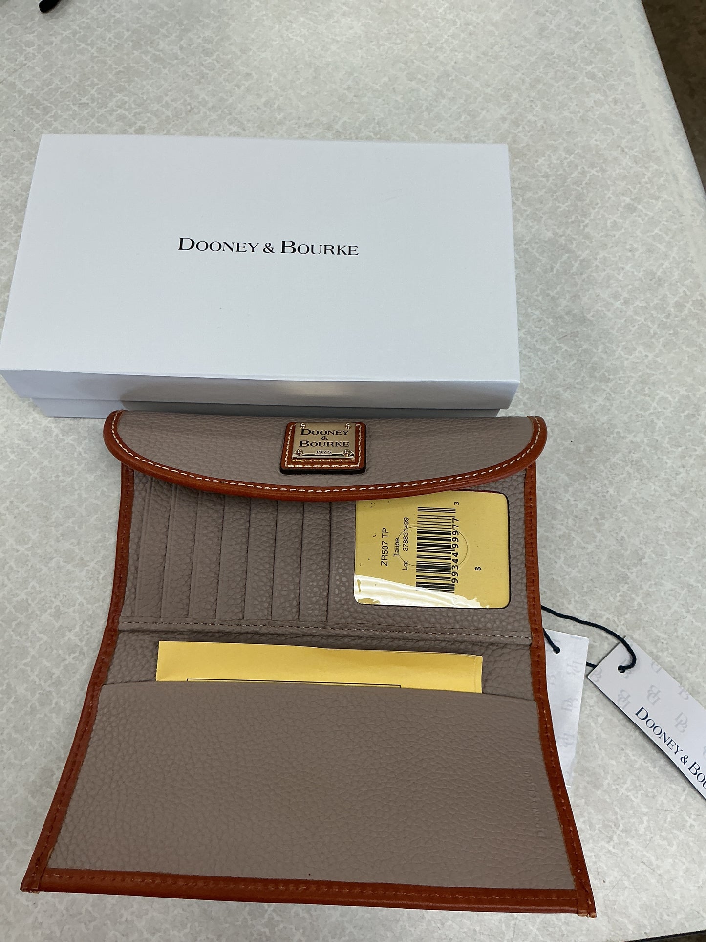 Wallet Designer By Dooney And Bourke In Taupe, Size:Medium