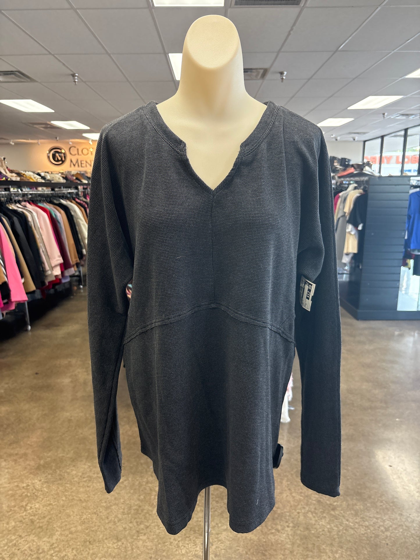 Top Ls By Heyson In Grey, Size:M