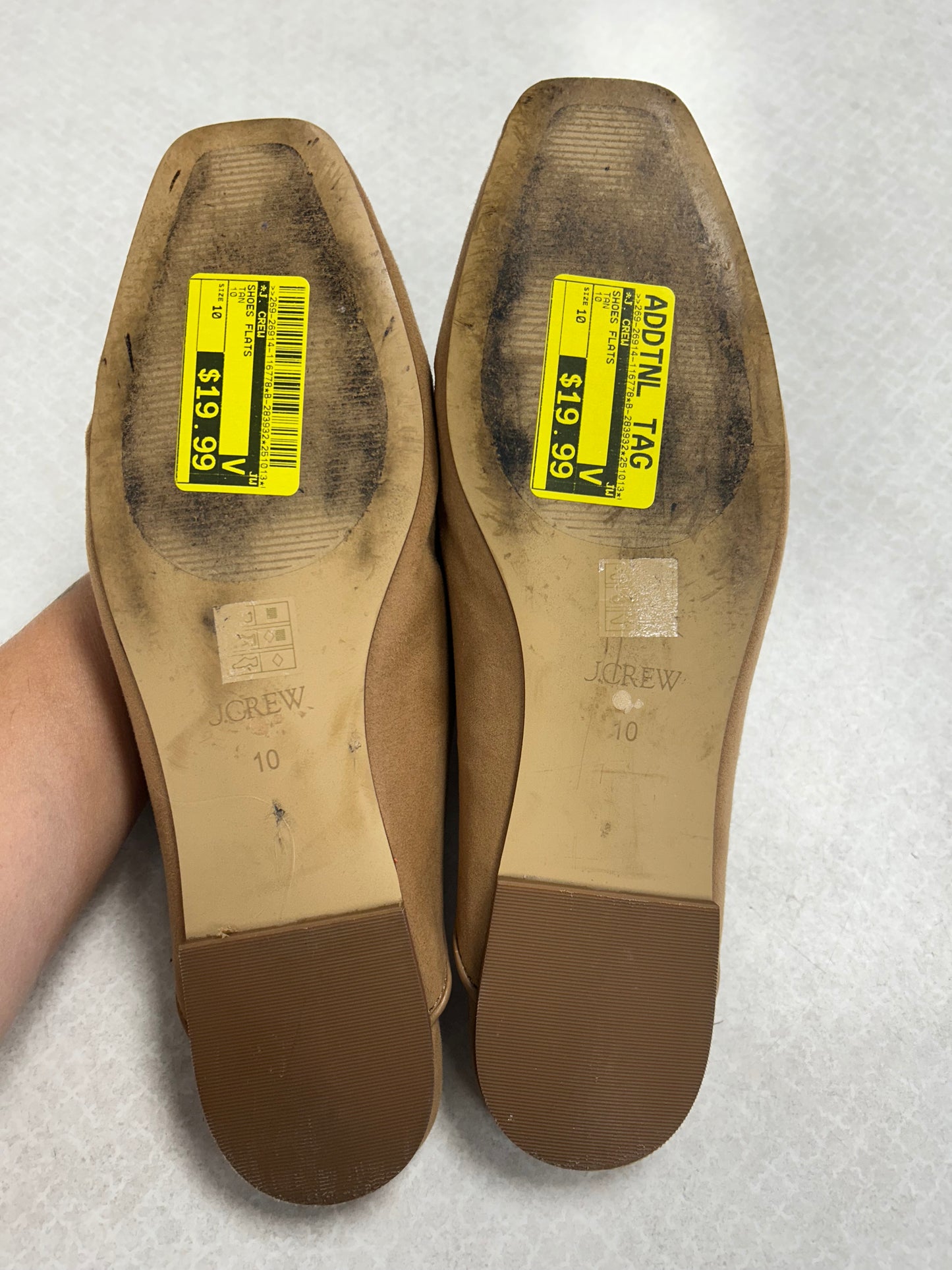 Shoes Flats By J. Crew In Tan, Size:10