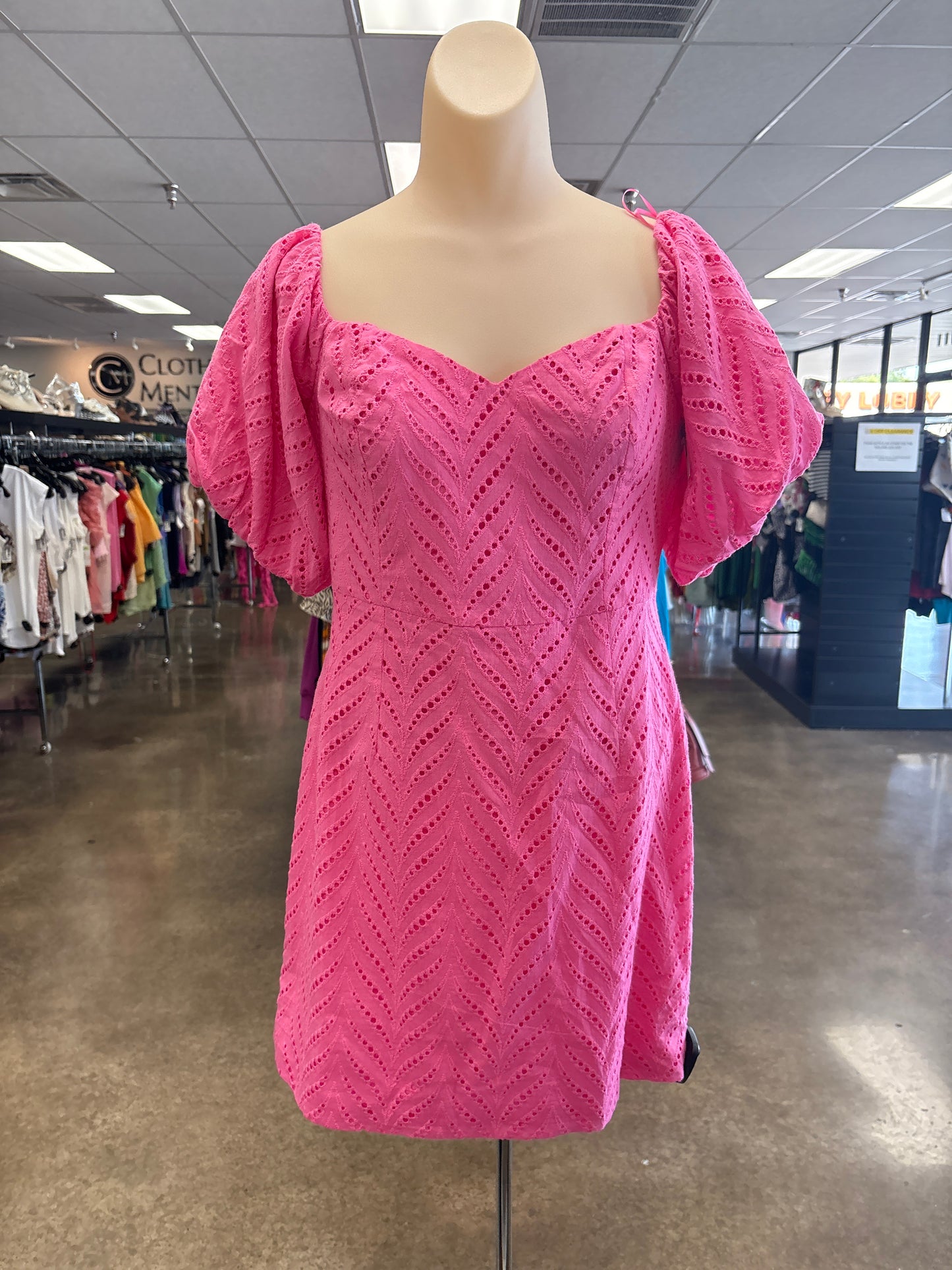 Dress Casual Short By Clothes Mentor In Pink, Size:M