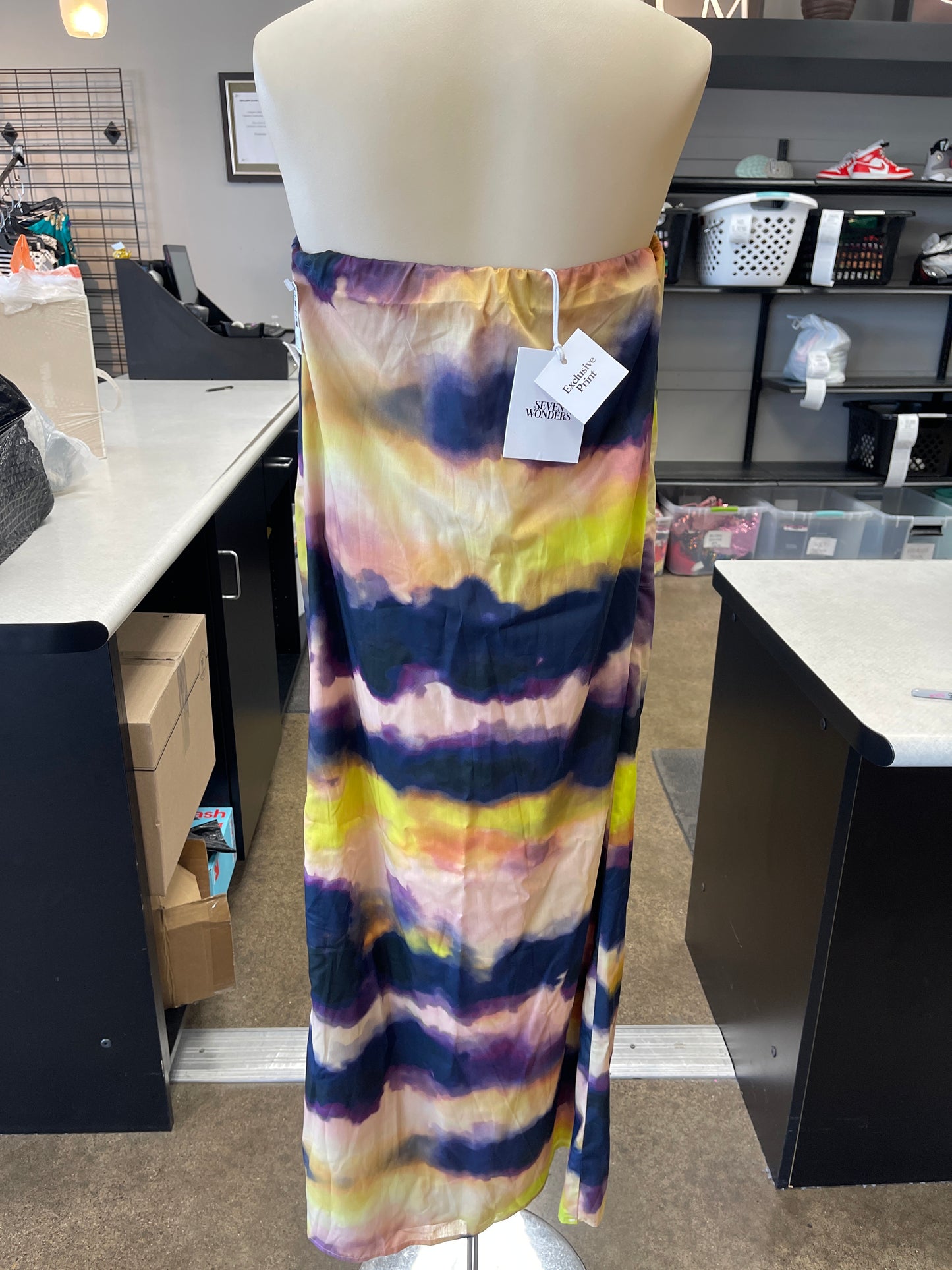 Dress Casual Maxi By Clothes Mentor In Tie Dye Print, Size:M