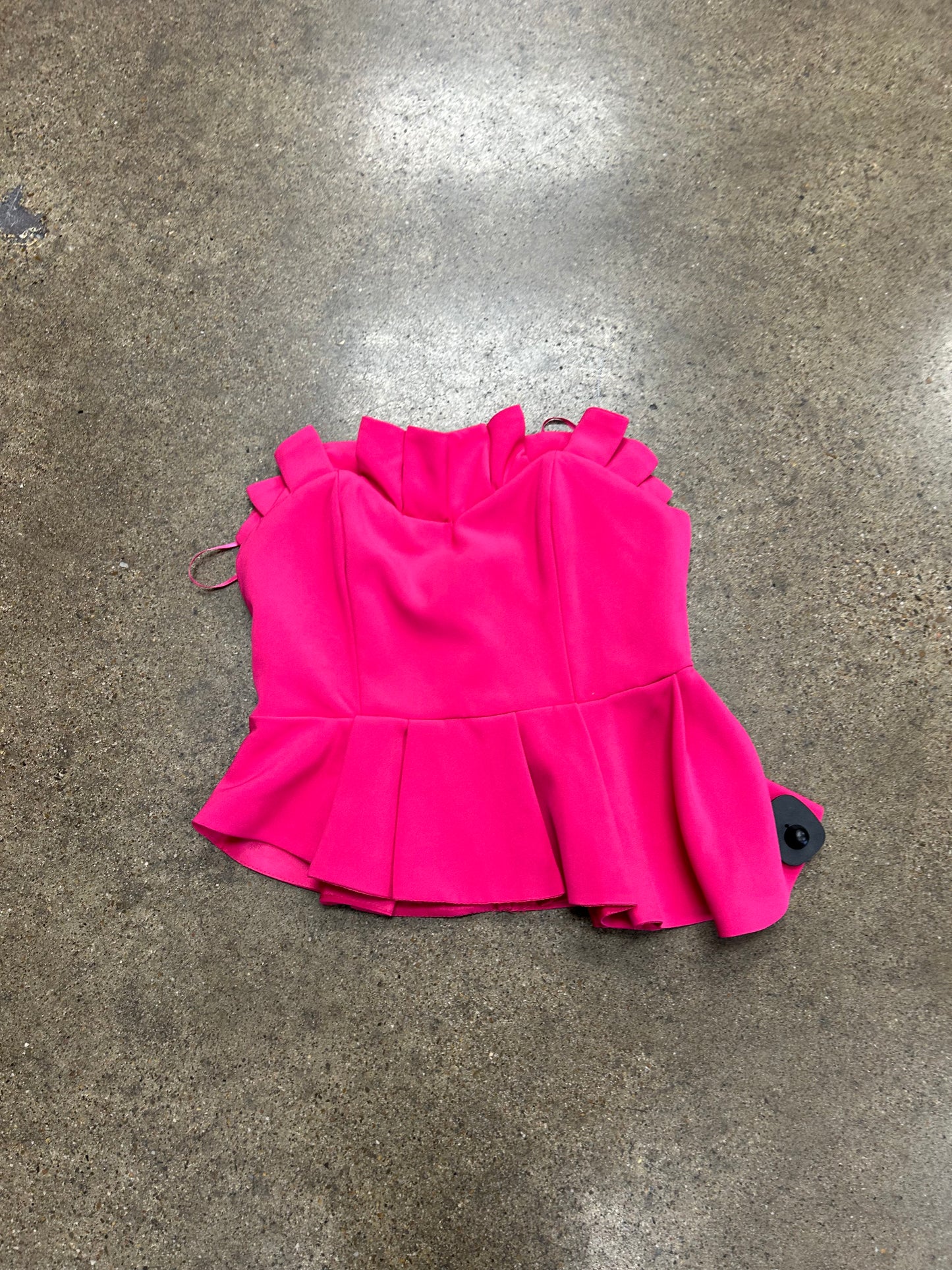 Top Sleeveless By Do + Be In Pink, Size:S