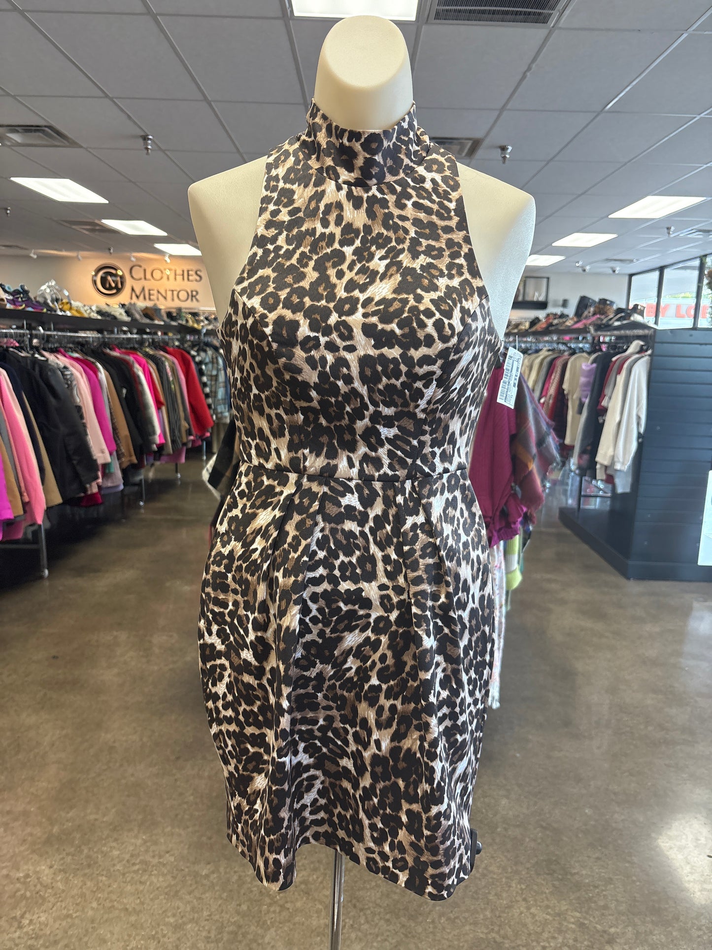 DRESS CASUAL SHORT by CLOTHES MENTOR In ANIMAL PRINT, Size: XS