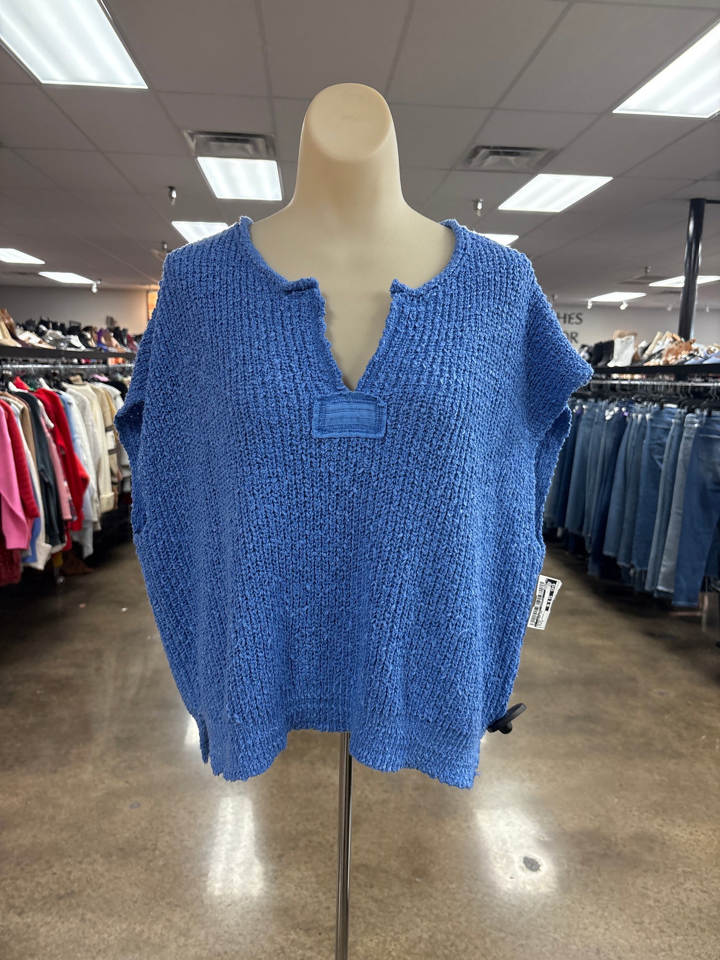 Sweater Ss By Clothes Mentor In Blue, Size:S
