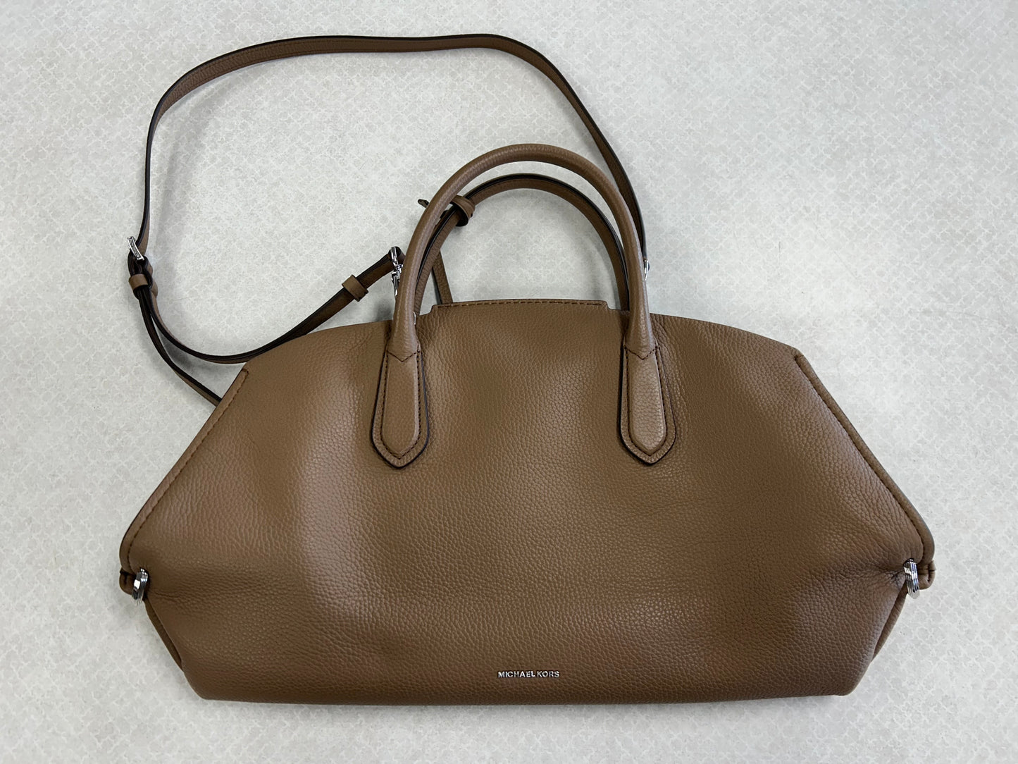 Handbag Designer By Michael Kors In Brown, Size:Large