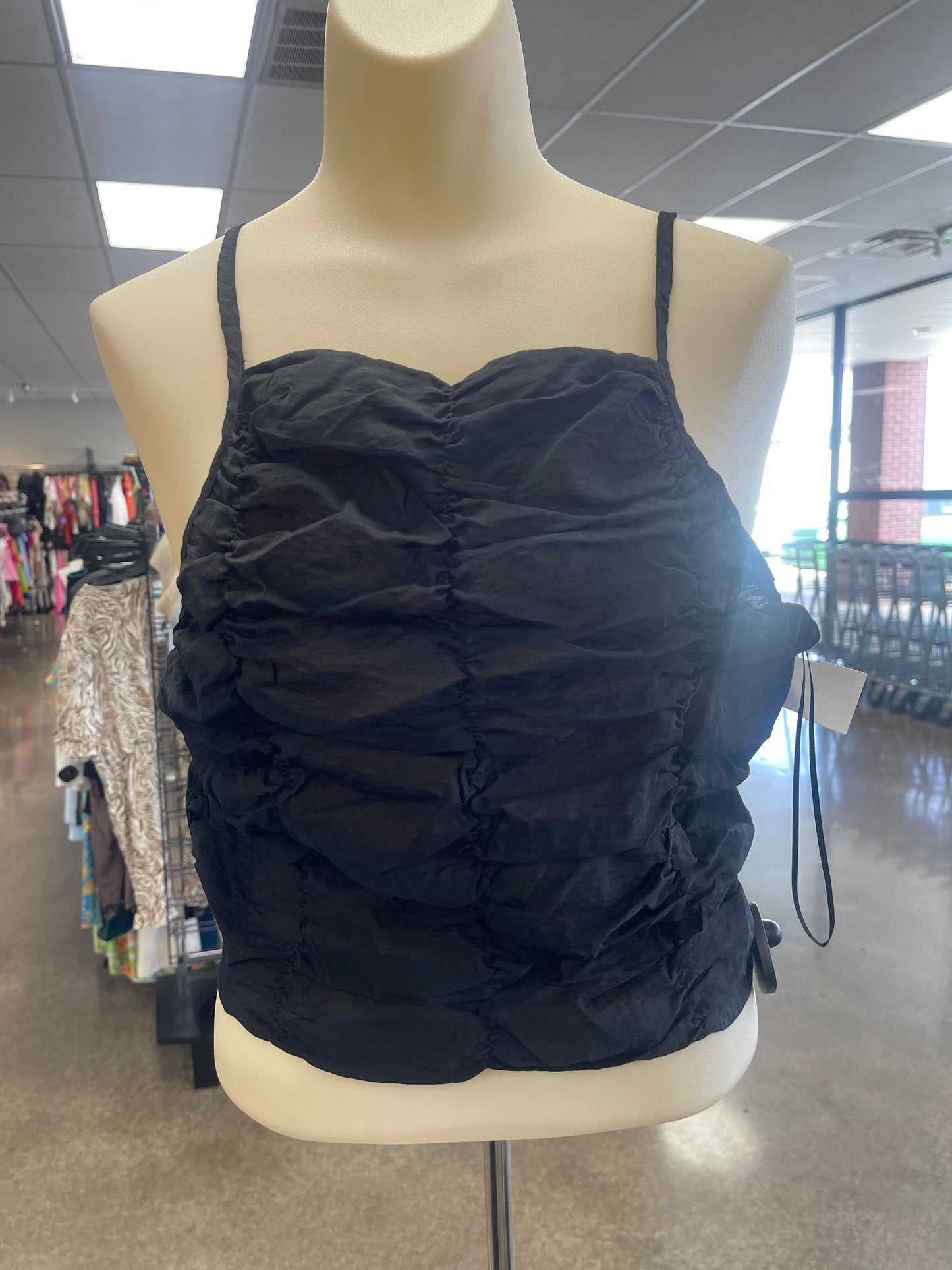 Top Sleeveless By Clothes Mentor In Black, Size:L