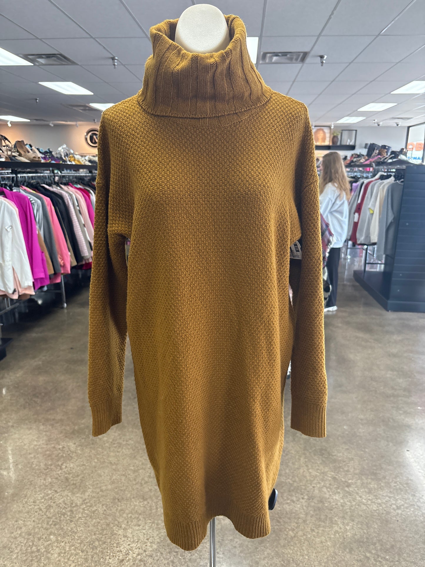 Dress Sweater By Madewell In Green, Size:S