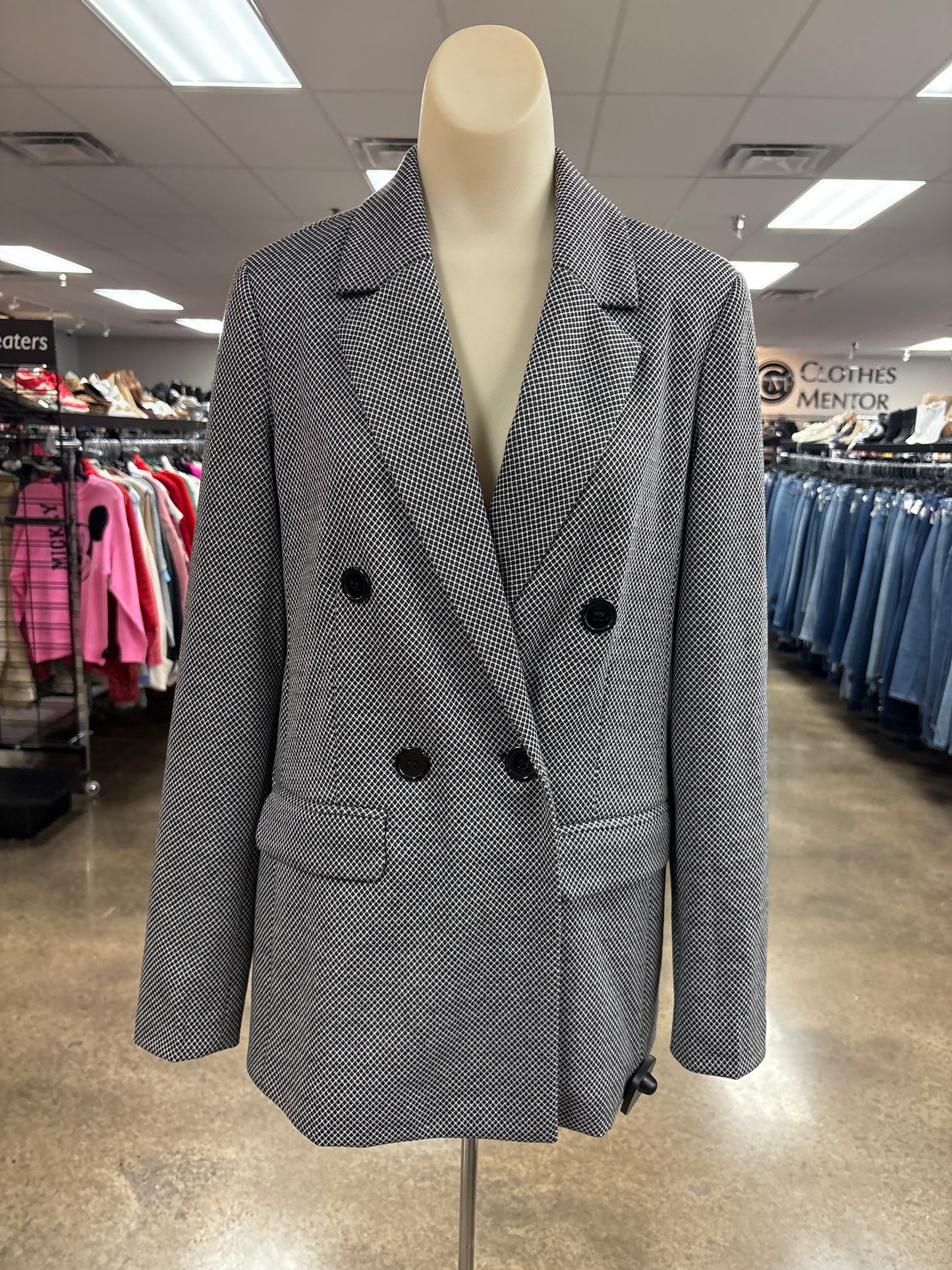 Blazer By Sanctuary In Black & White, Size:Xs