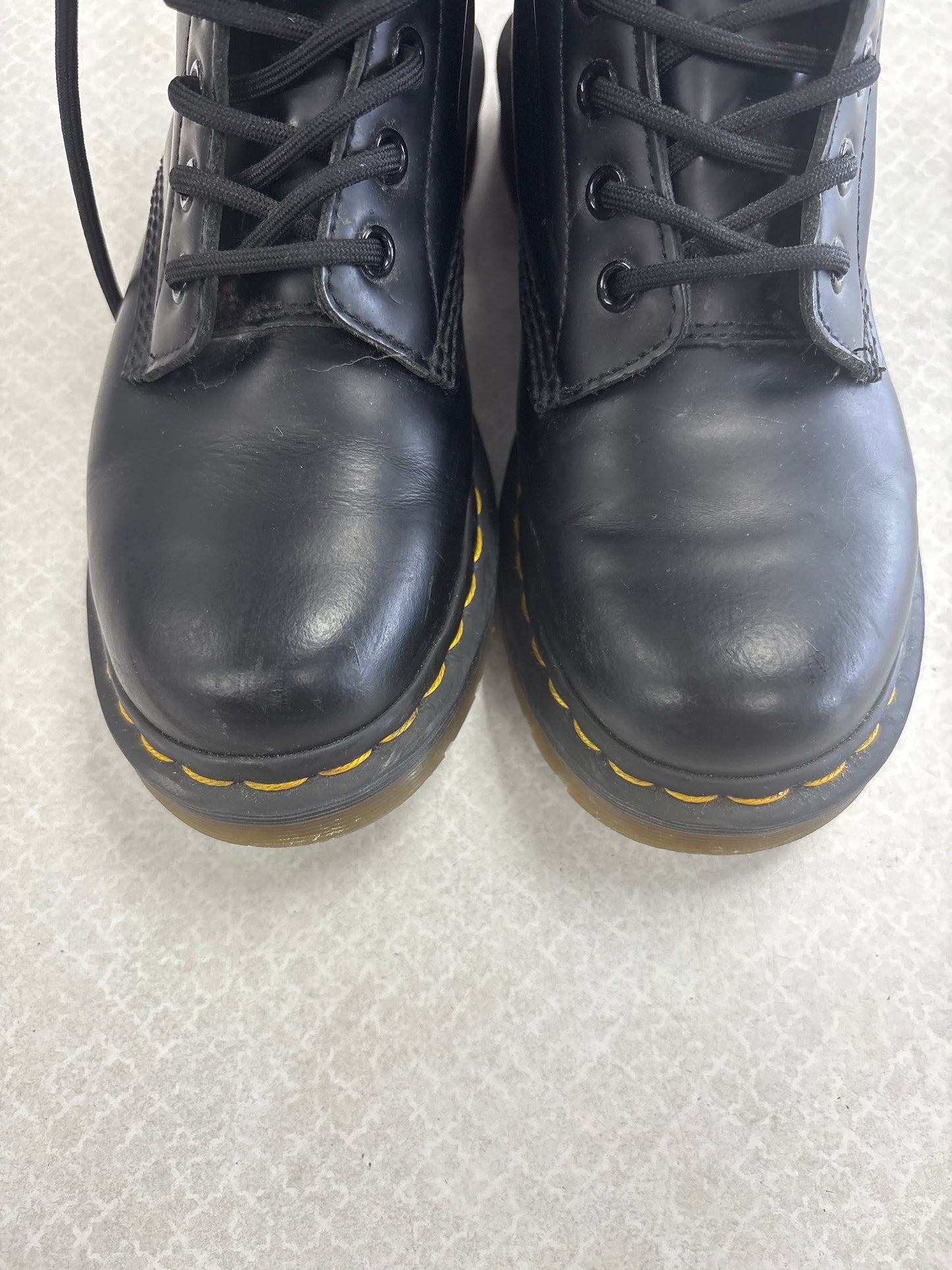 BOOTS COMBAT by DR MARTENS In BLACK, Size: 6