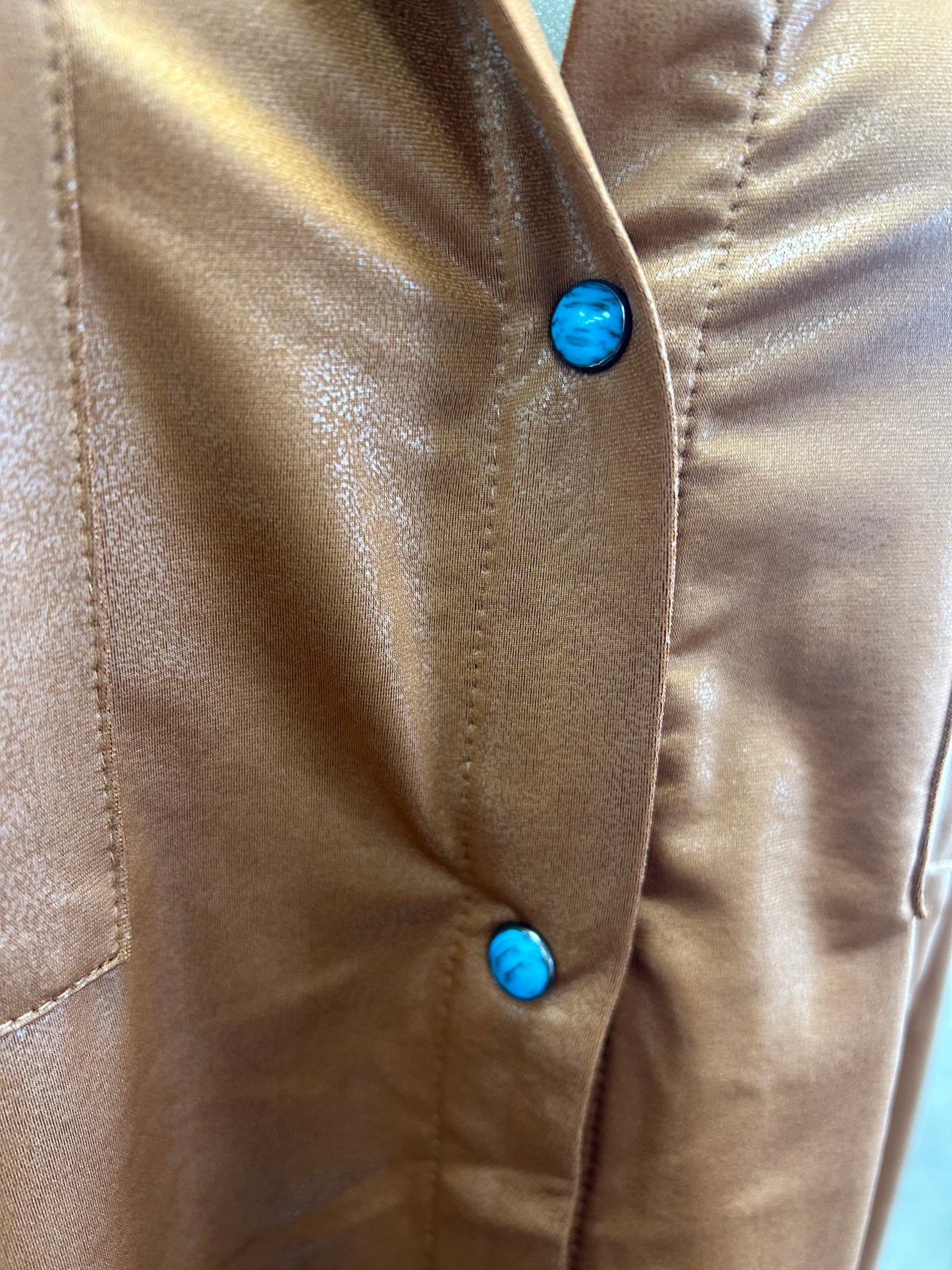 Top Ls By Clothes Mentor In Brown, Size:M