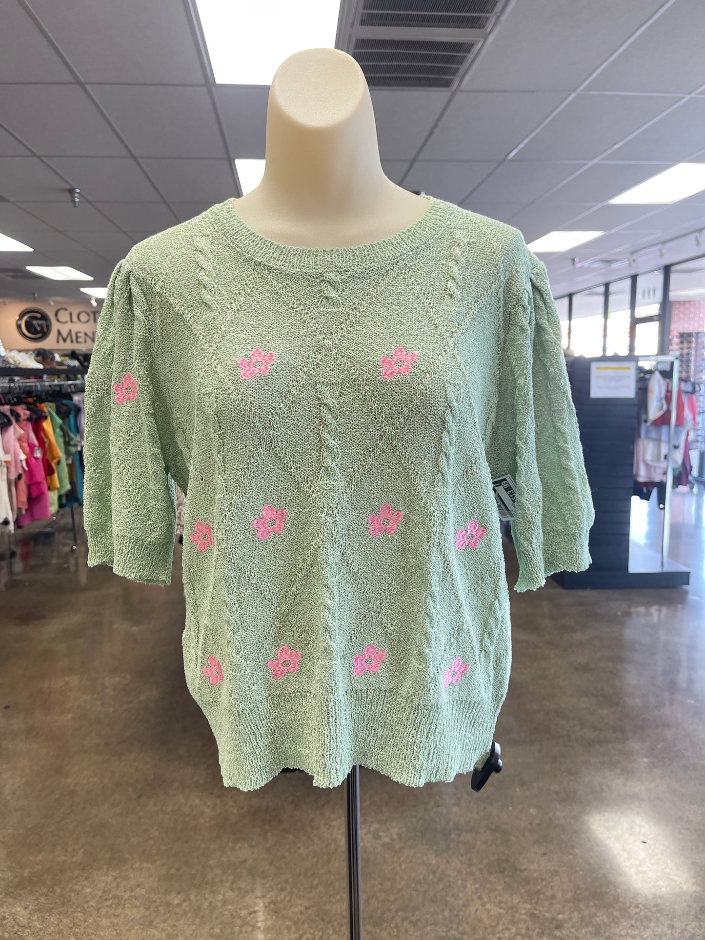 Top Ss By Bibi In Green, Size:L
