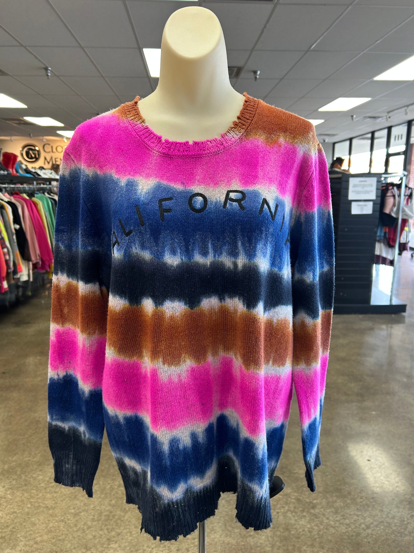 Sweater By Cma In Tie Dye Print, Size:S