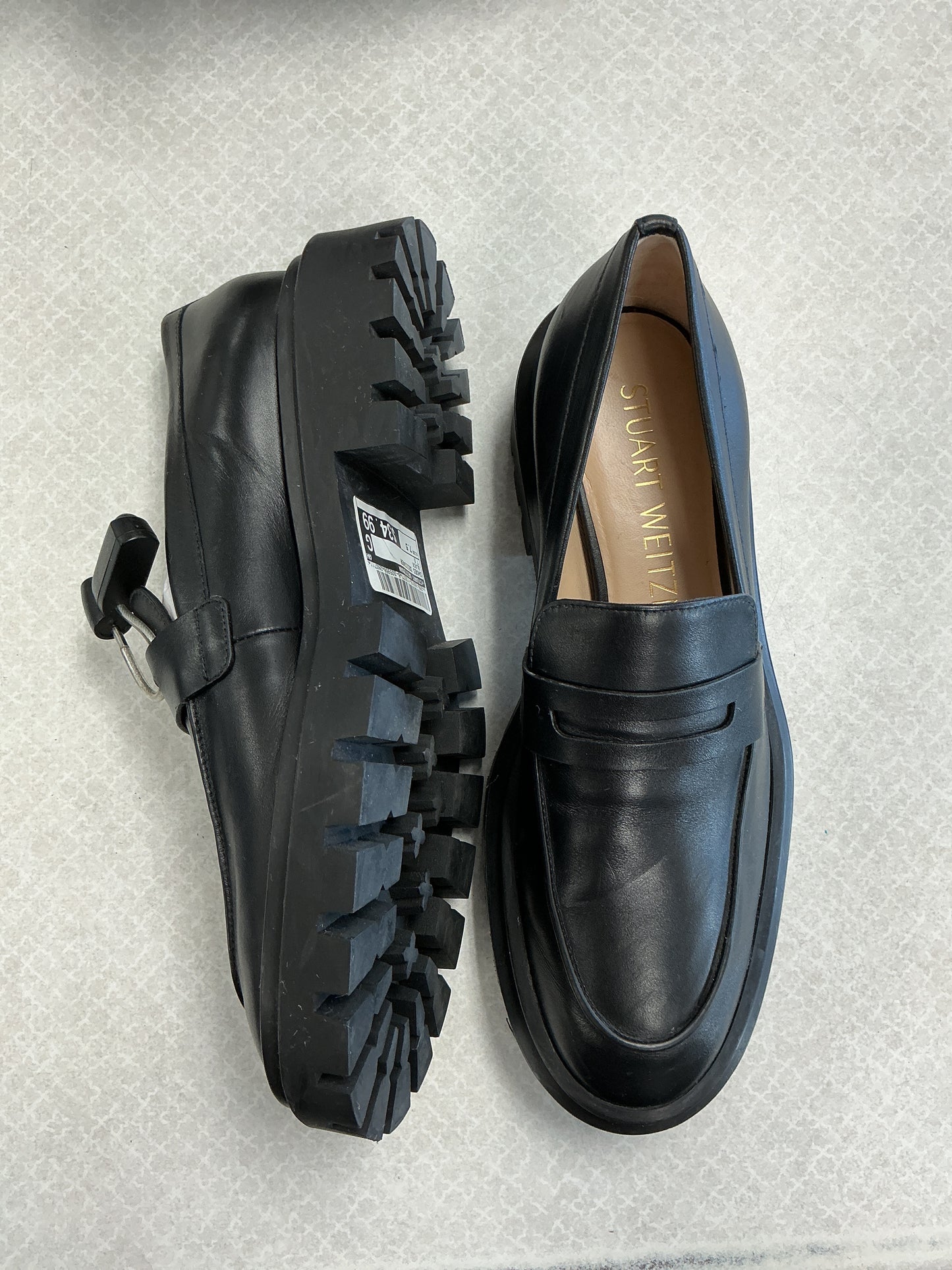 Shoes Designer By Stuart Weitzman In Black, Size:7.5