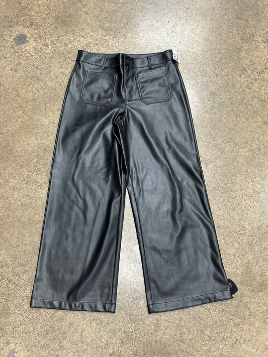 Pants Wide Leg By Loft In Black, Size:8