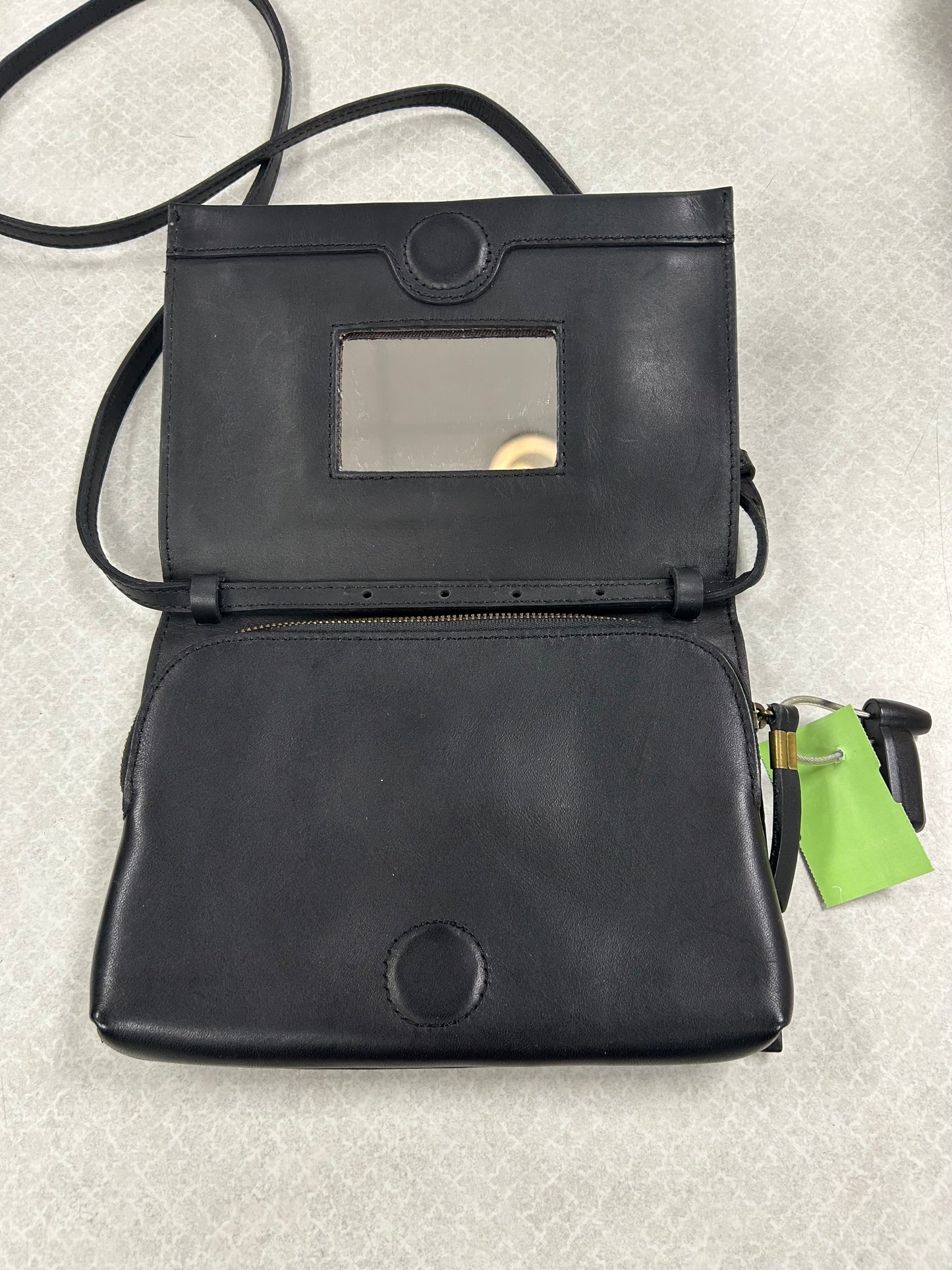 Crossbody Leather By Madewell In Black, Size:Small