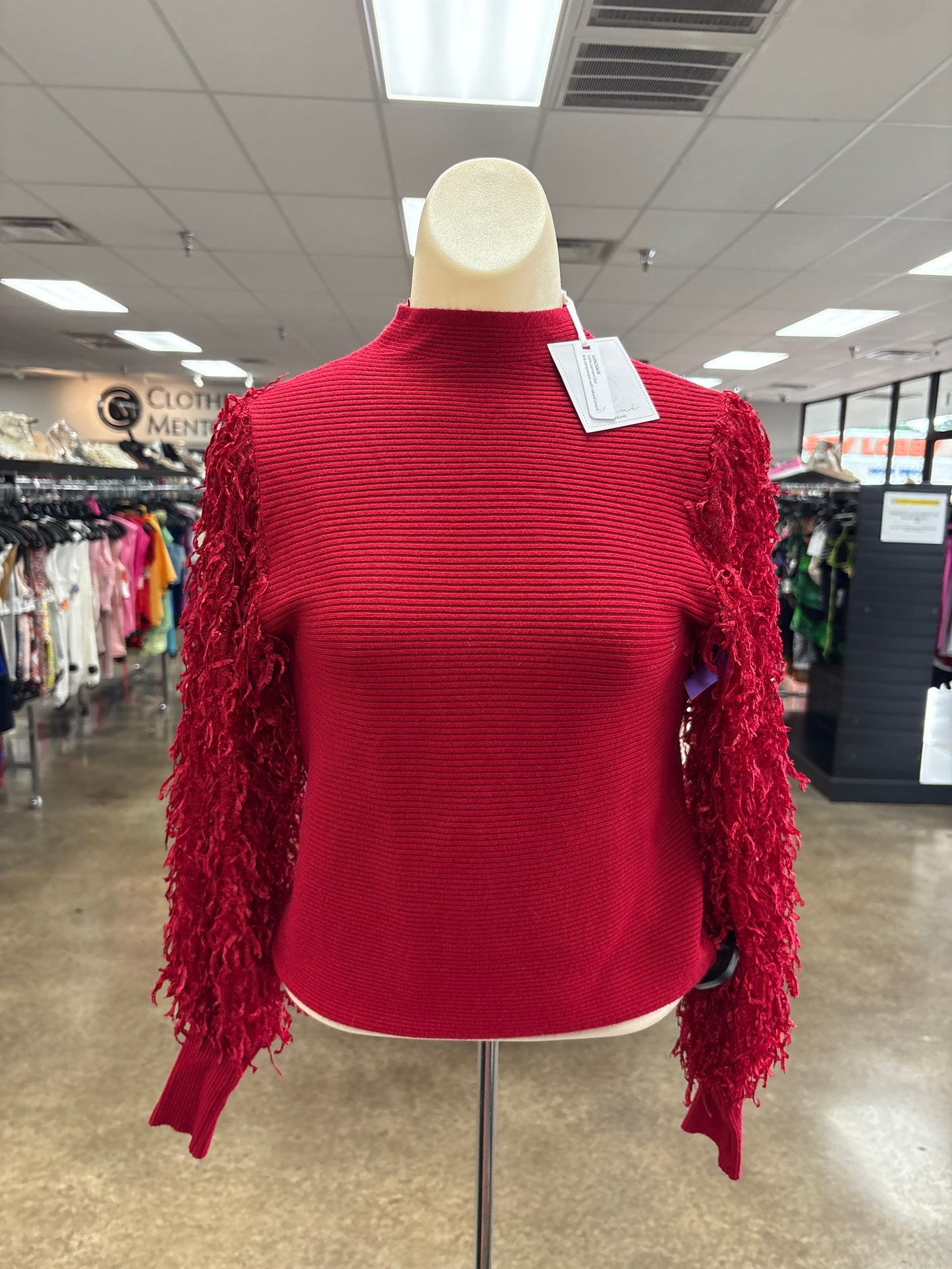 SWEATER by CLOTHES MENTOR In RED, Size: S