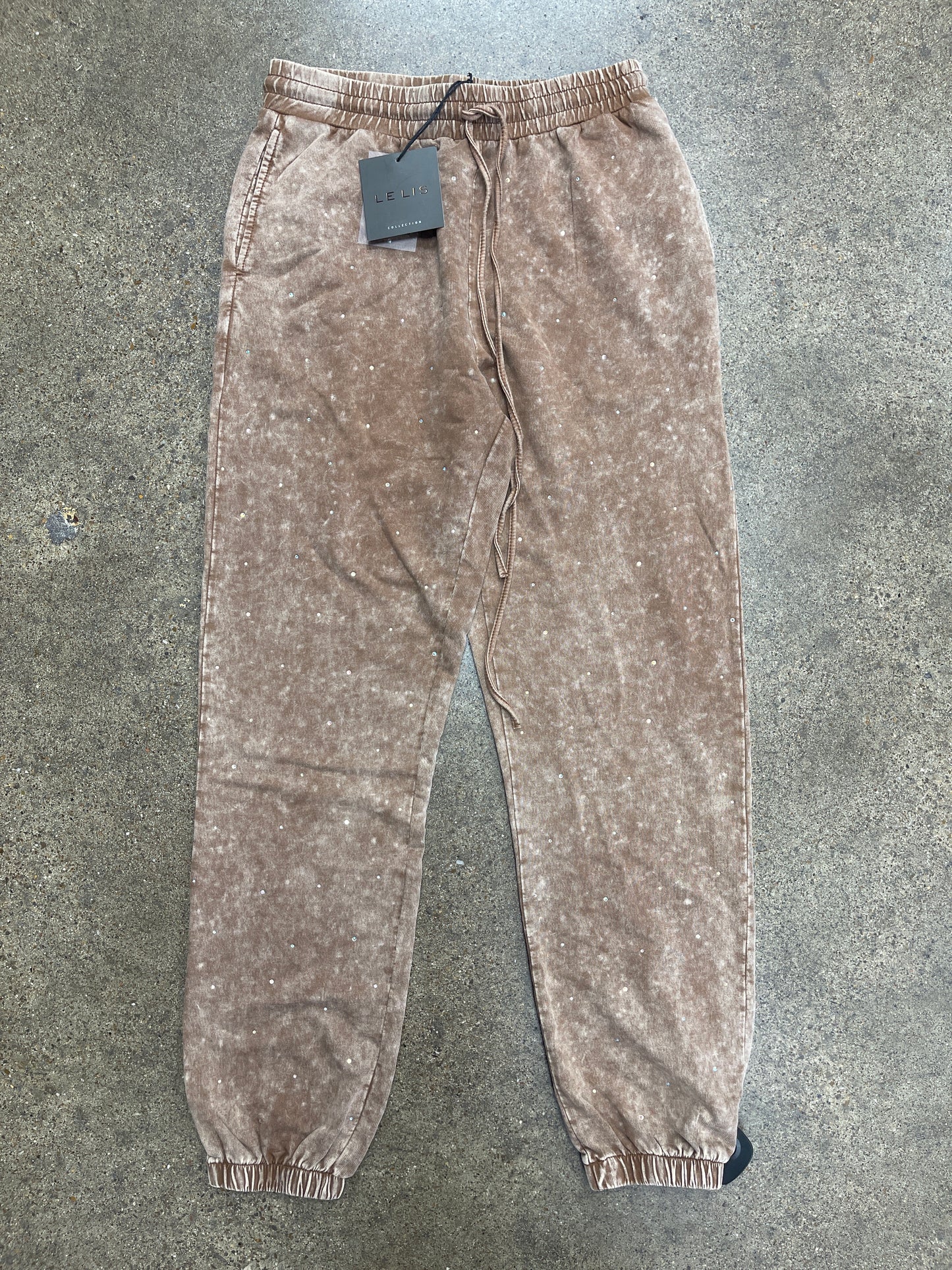 Pants Joggers By Le Lis In Brown, Size:S