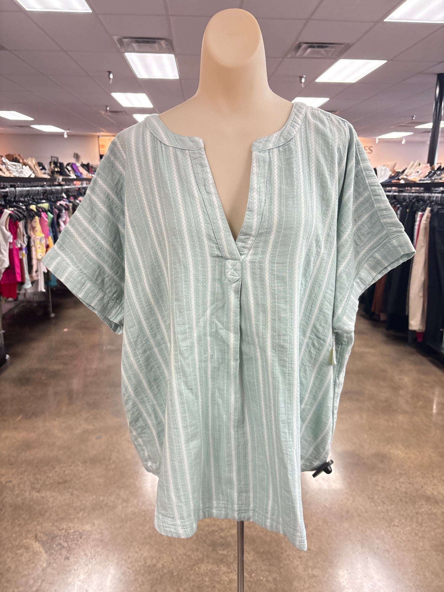 Top Ss By Lucky Brand In Green, Size:Xl