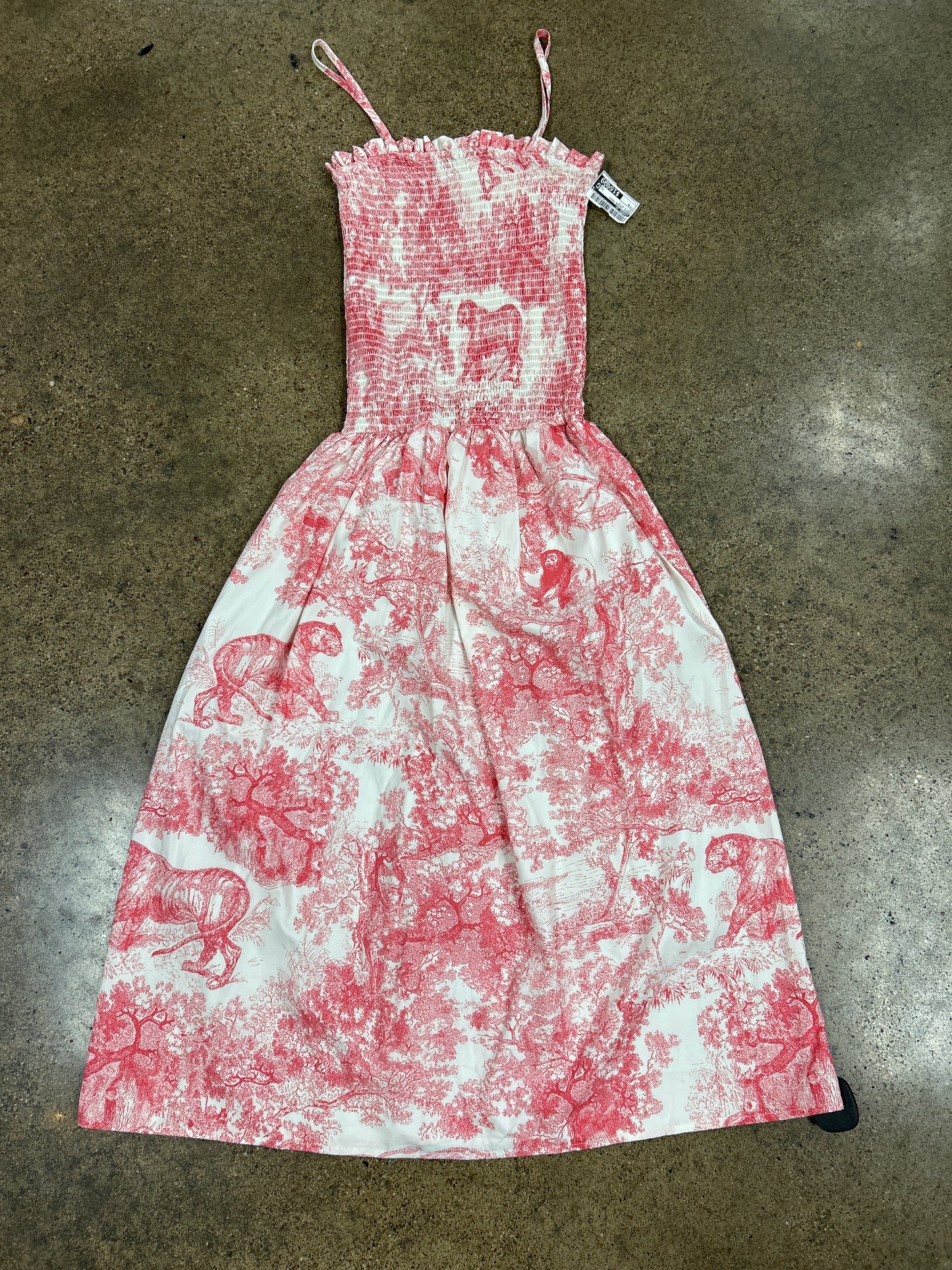 Dress Casual Maxi By Sunday Up In Red & White, Size:M