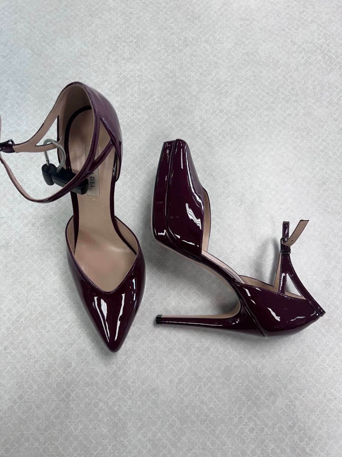 Sandals Heels Stiletto By Casadei In Brown, Size:6
