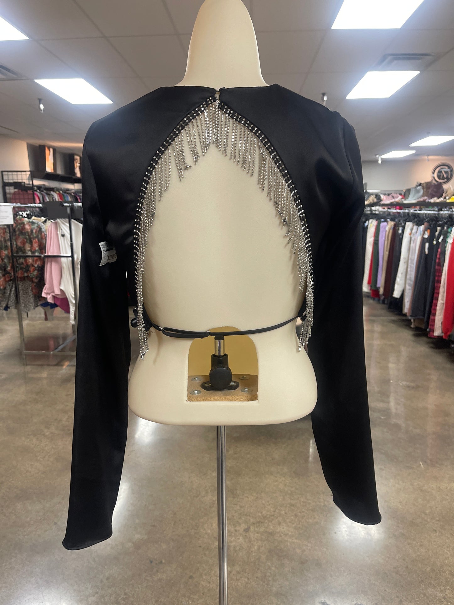 Top Ls By Zara In Black, Size:Xs