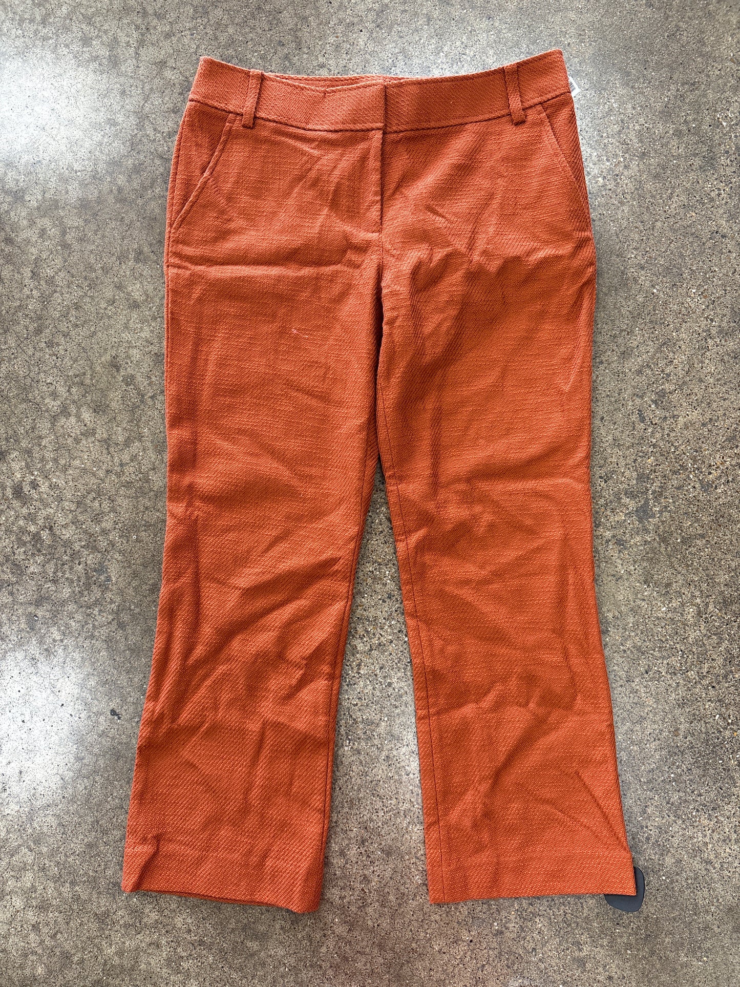Pants Designer By Tory Burch In Orange, Size:8