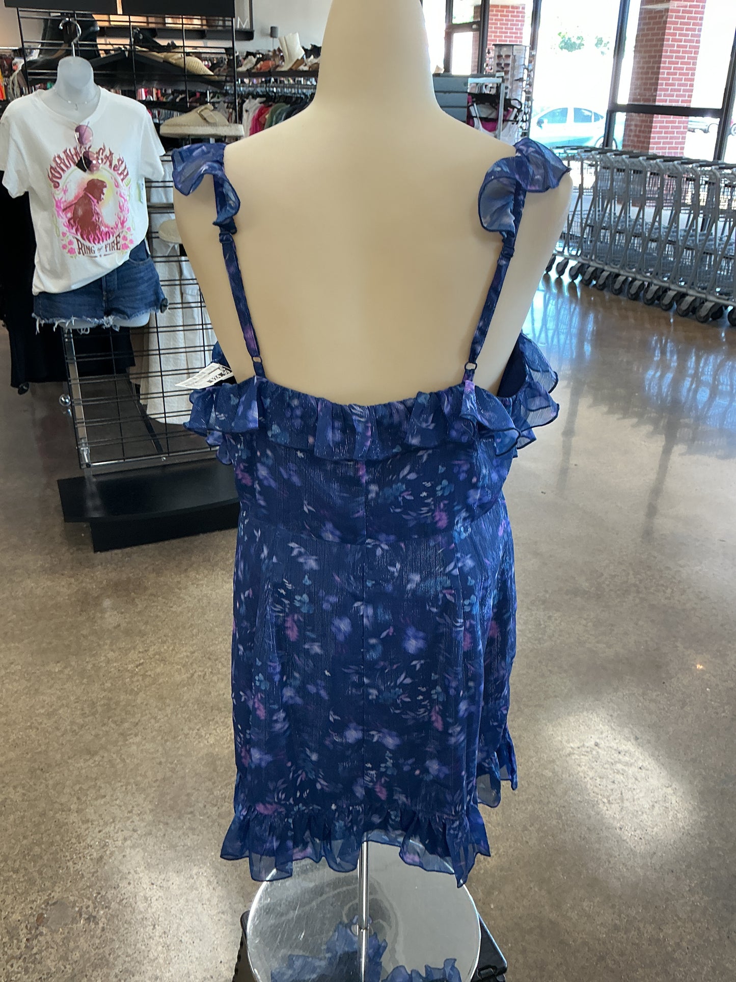 Dress Casual Short By French Connection In Blue, Size:12