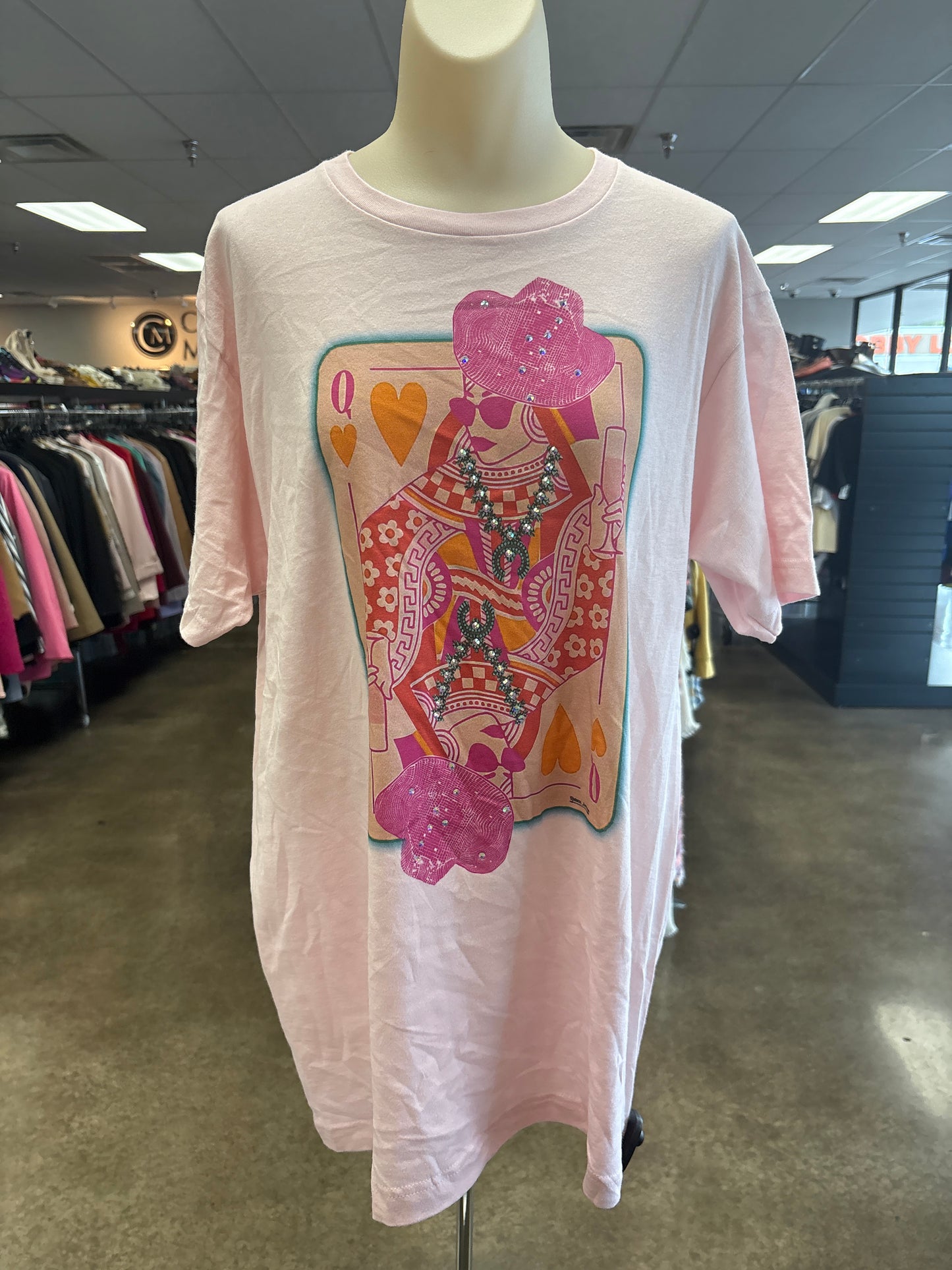 Top Ss By Clothes Mentor In Pink, Size:L