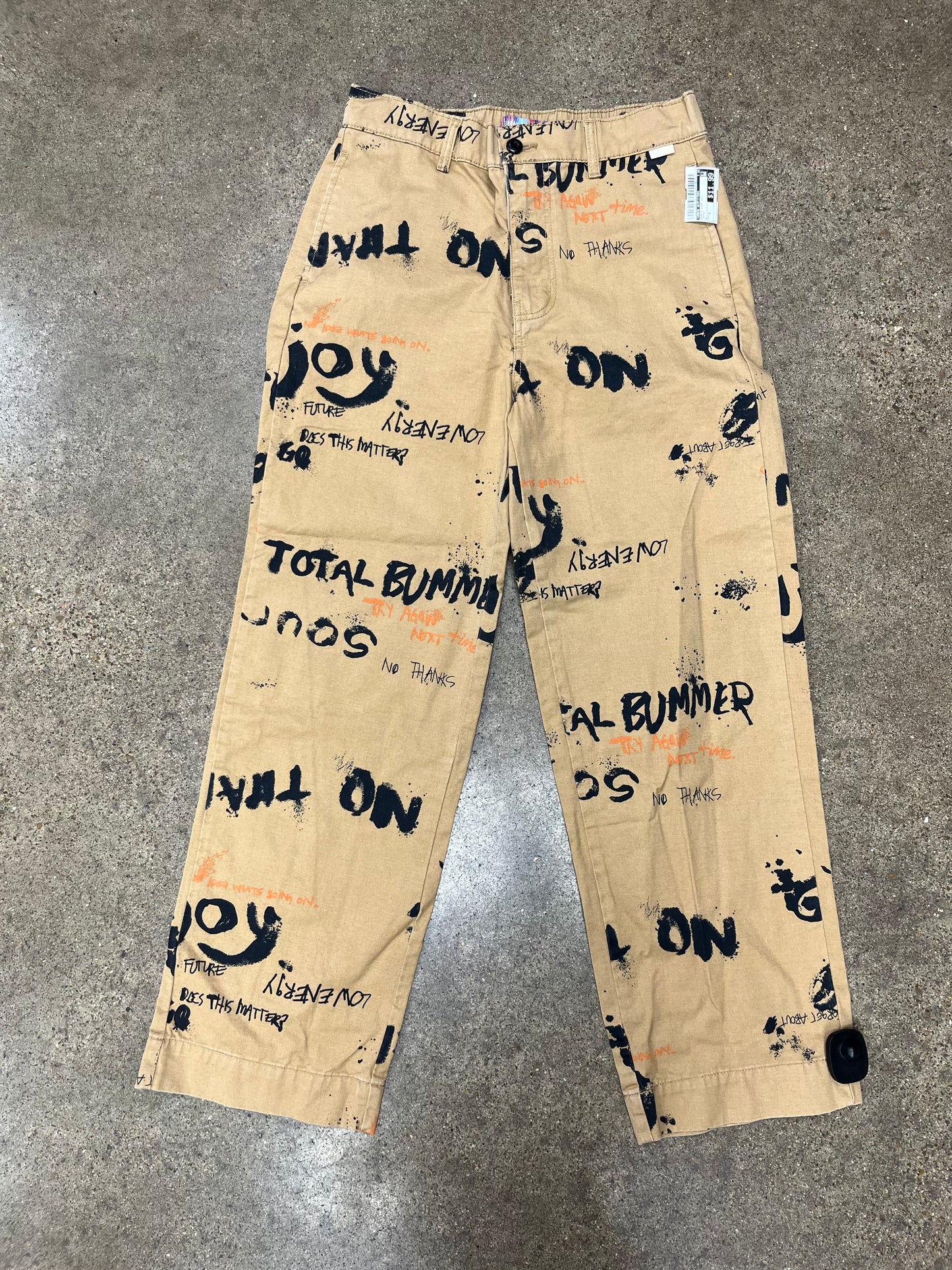 Pants Wide Leg By Urban Outfitters In Brown, Size:S