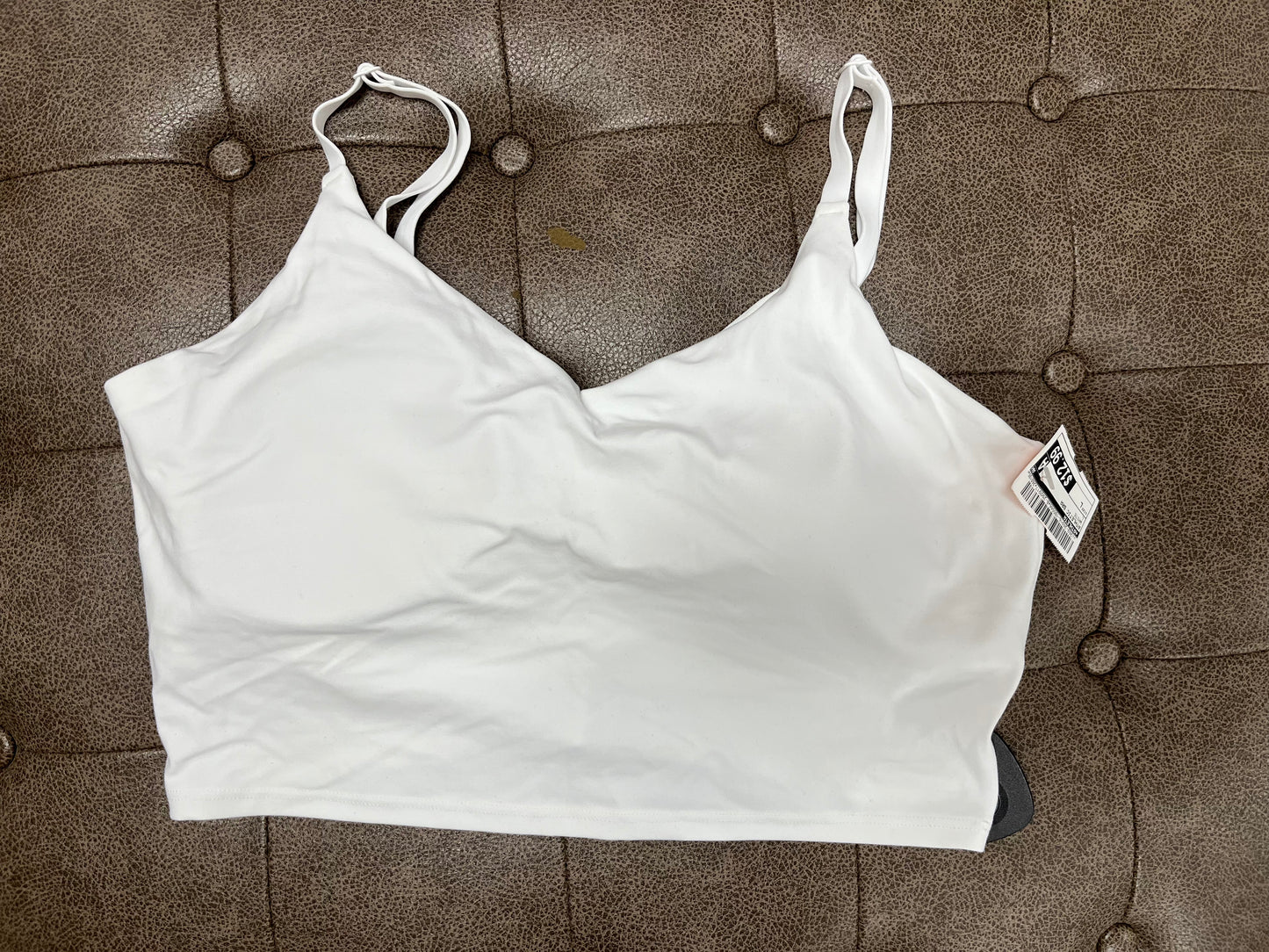 Athletic Bra By Athleta In White, Size:L