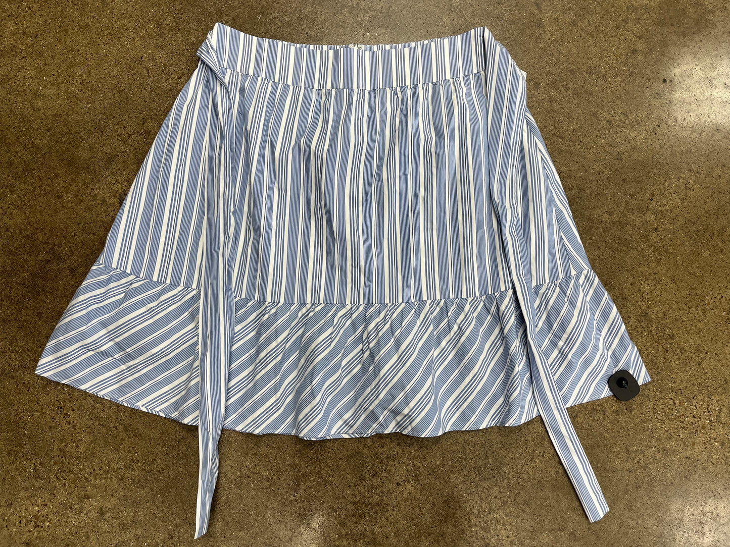 Skirt Mini & Short By J. Crew In Blue & White, Size:16
