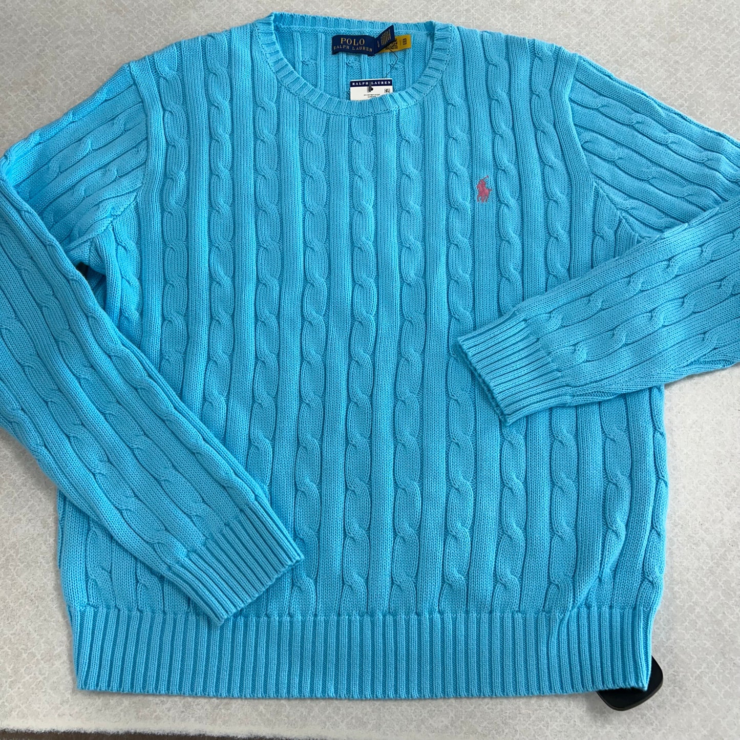 Sweater By Polo Ralph Lauren In Blue, Size:L