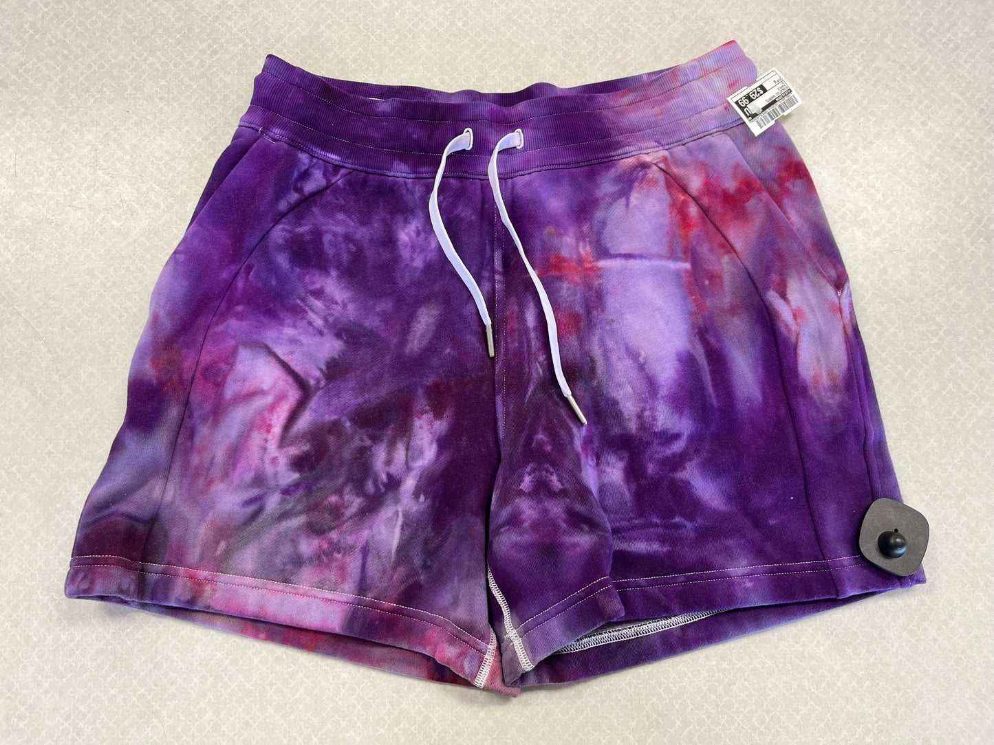 Athletic Shorts By Lululemon In Purple, Size:8
