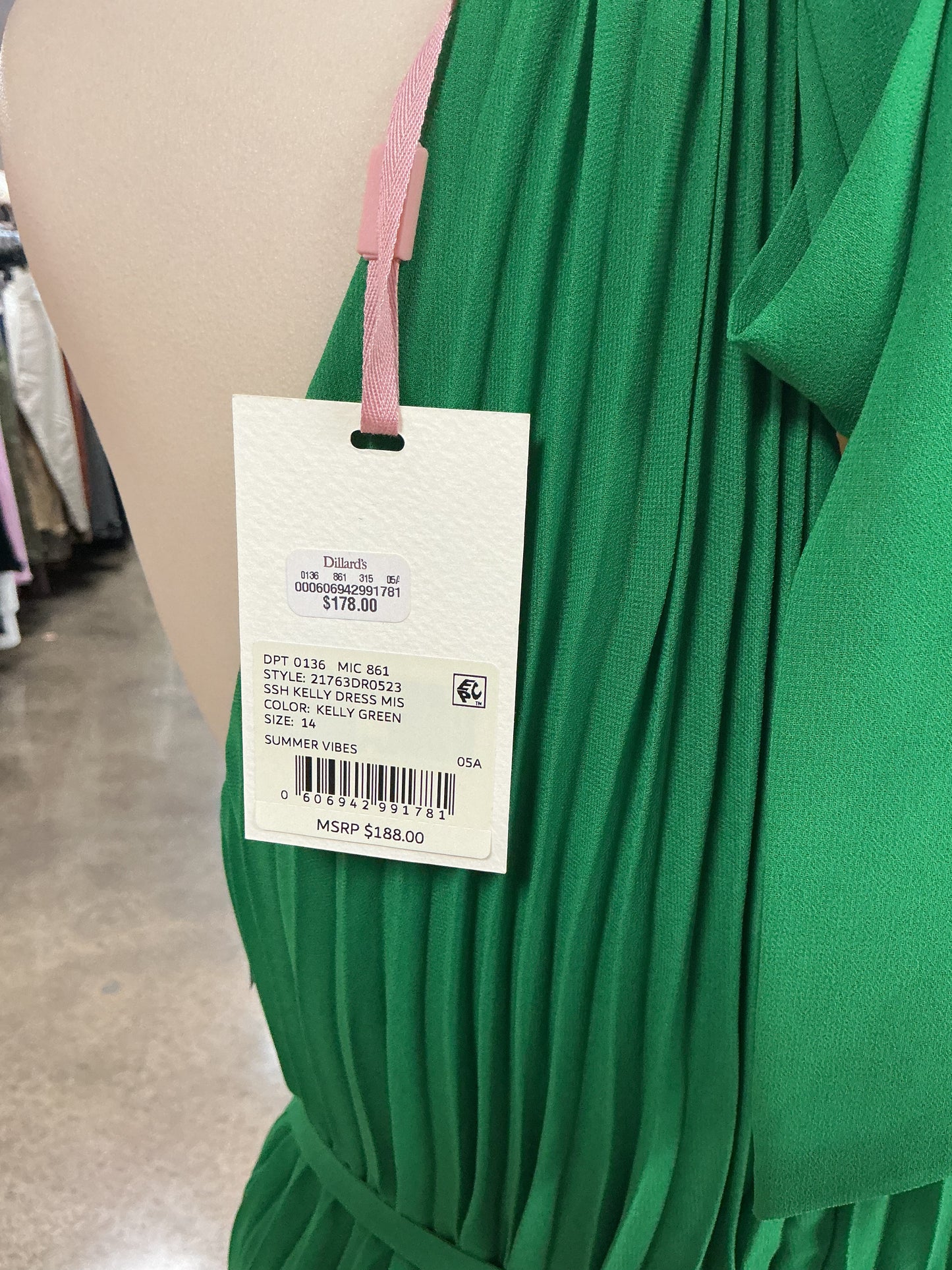 Dress Casual Maxi By Alex Marie In Green, Size:14