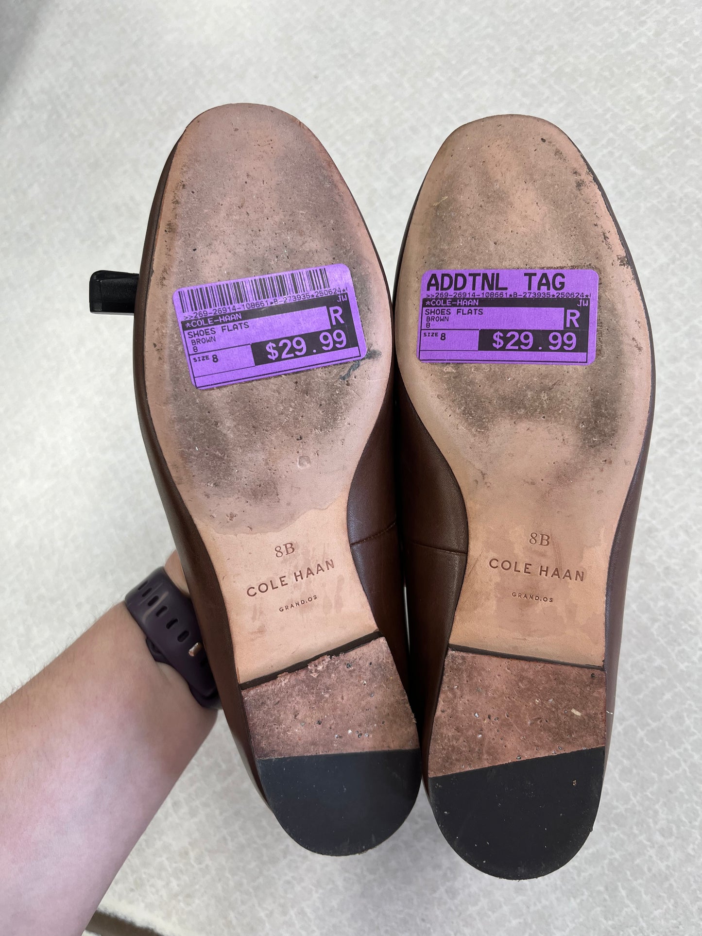 Shoes Flats By Cole-Haan In Brown, Size:8