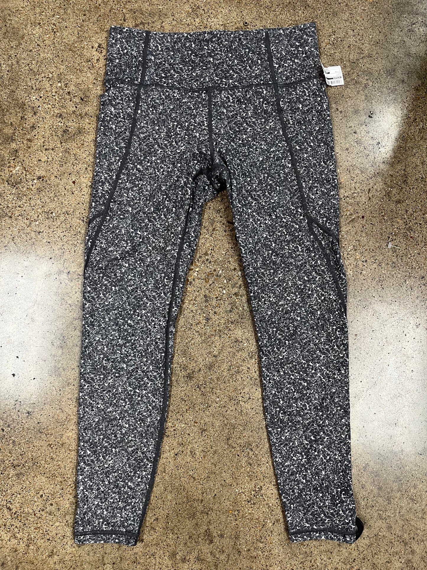 Athletic Leggings By Athleta In Grey, Size:M