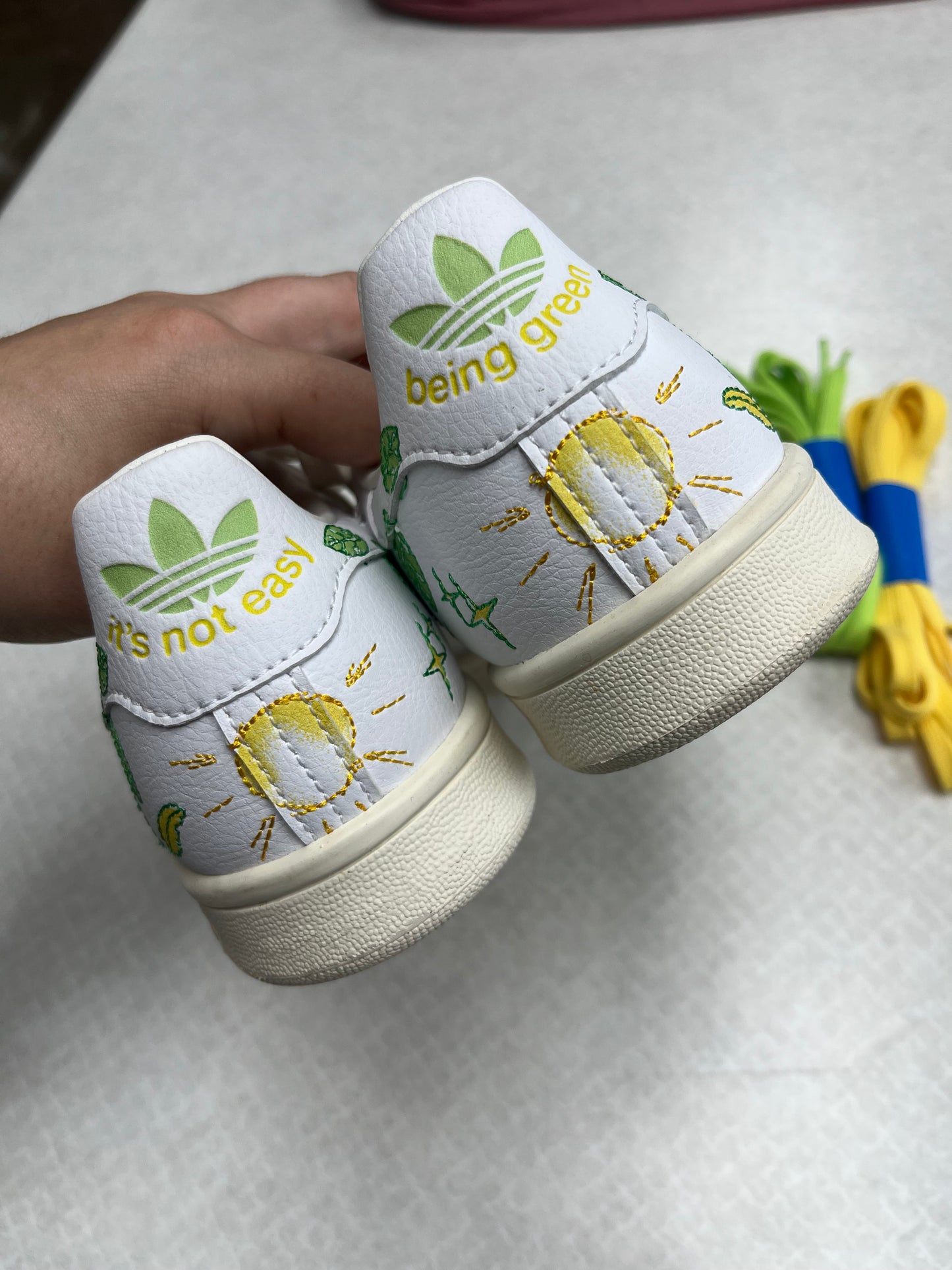 Shoes Sneakers By Adidas In White, Size:8