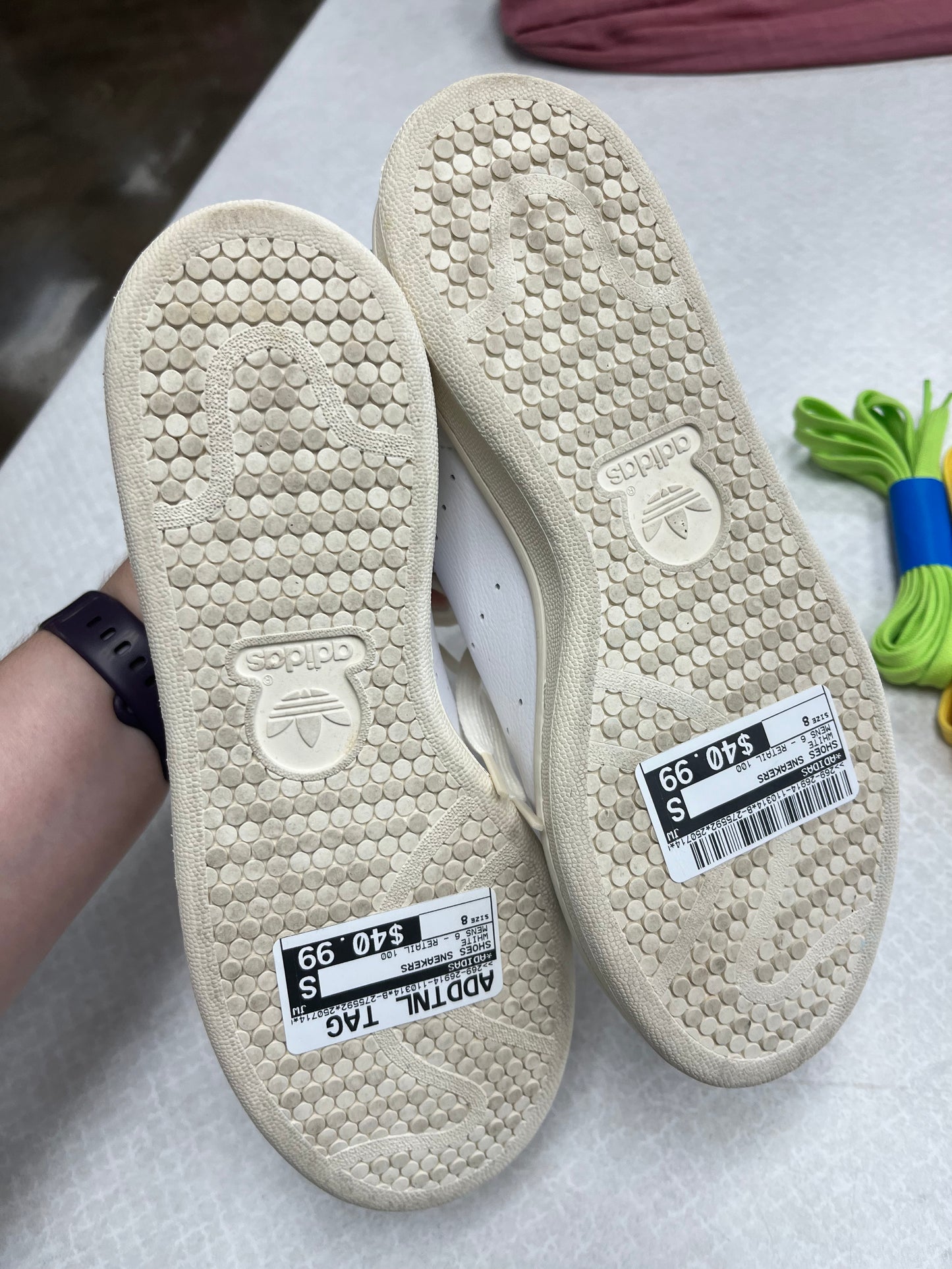 Shoes Sneakers By Adidas In White, Size:8