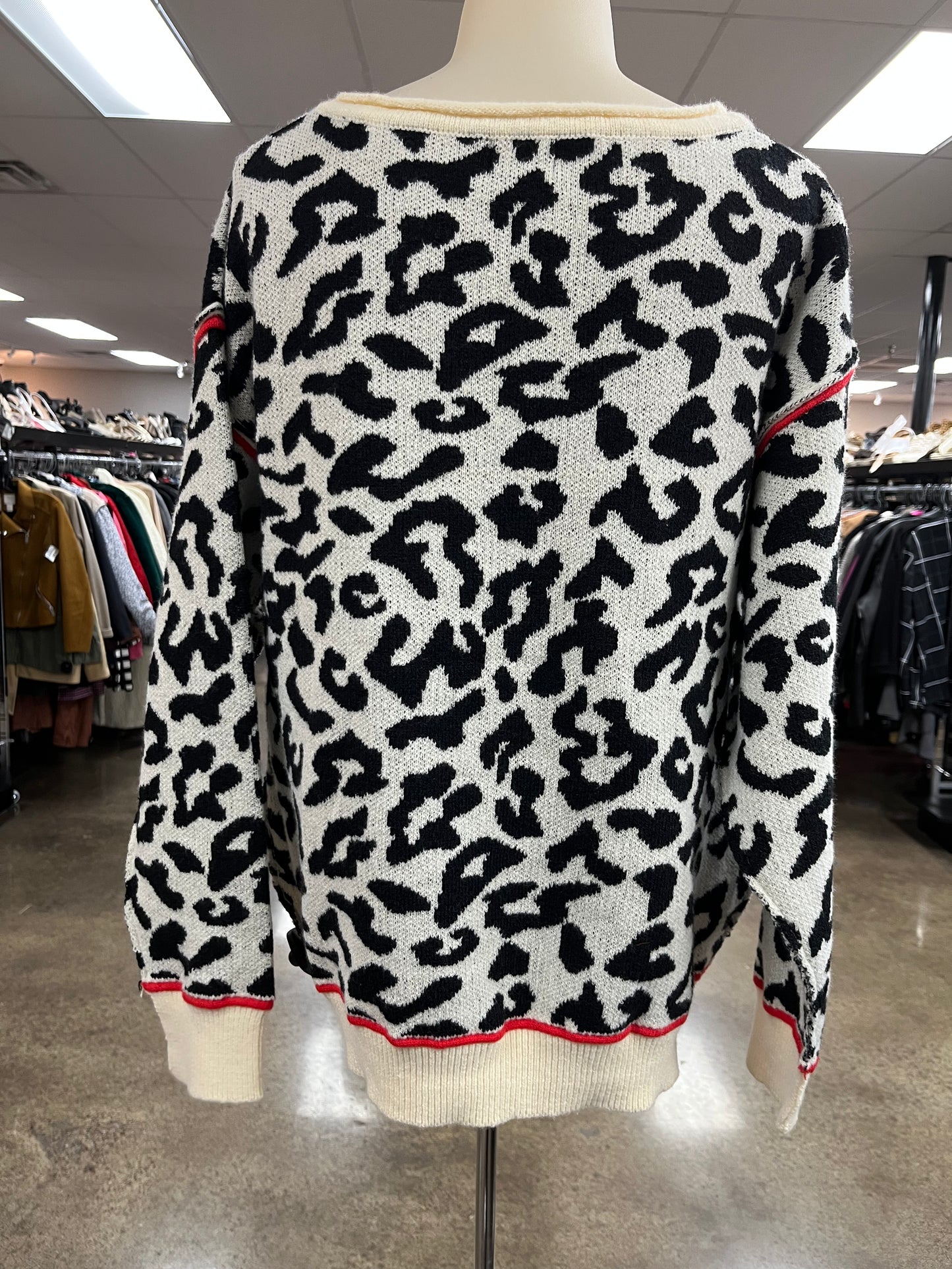 Sweater By Bibi In Animal Print, Size:Xl