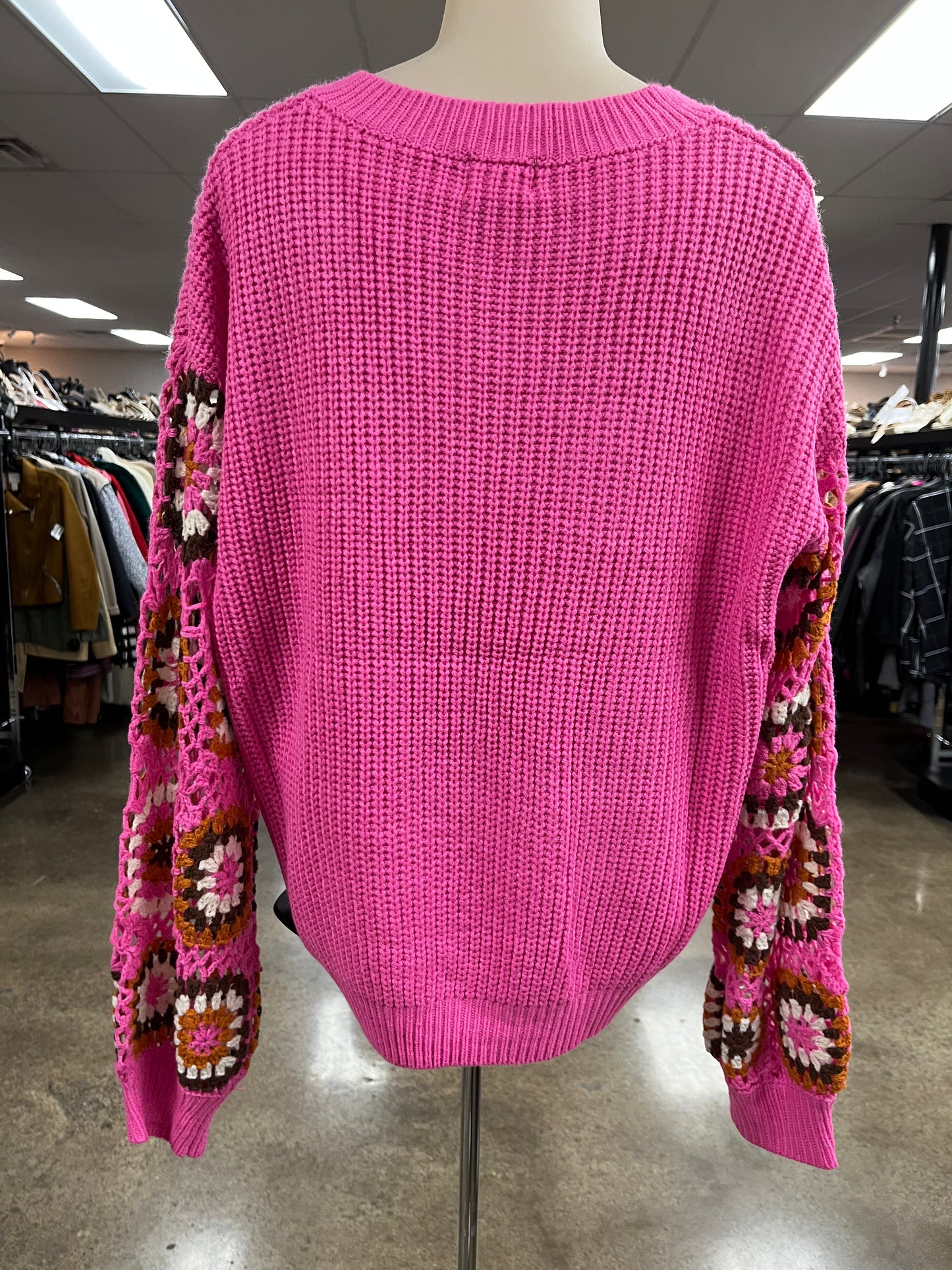 Sweater By Bibi In Pink, Size:L