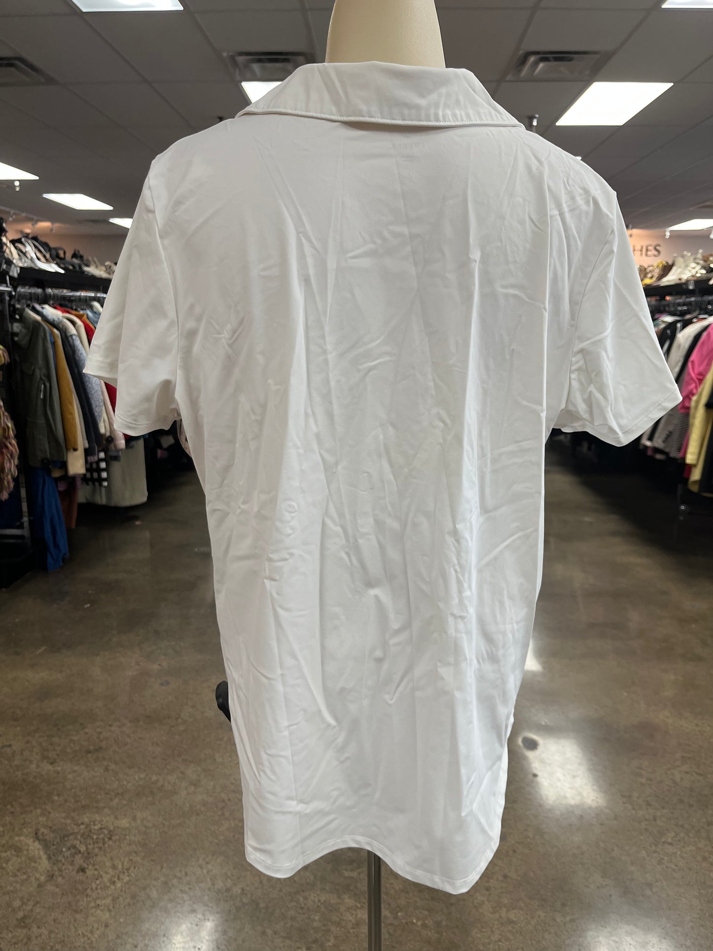 Athletic Top Ss By Freely In White, Size:L