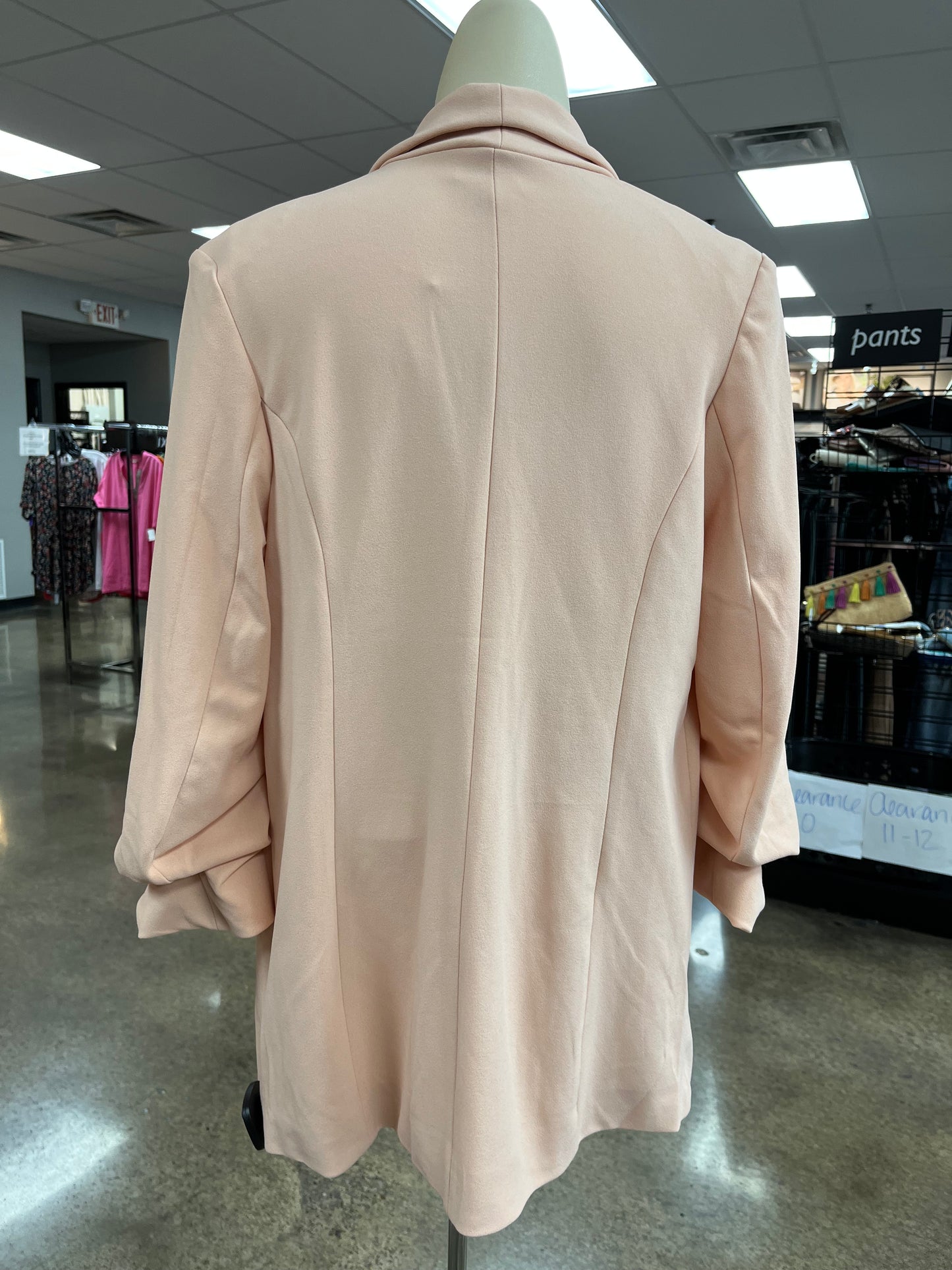 Blazer By Fashion Nova In Peach, Size:L