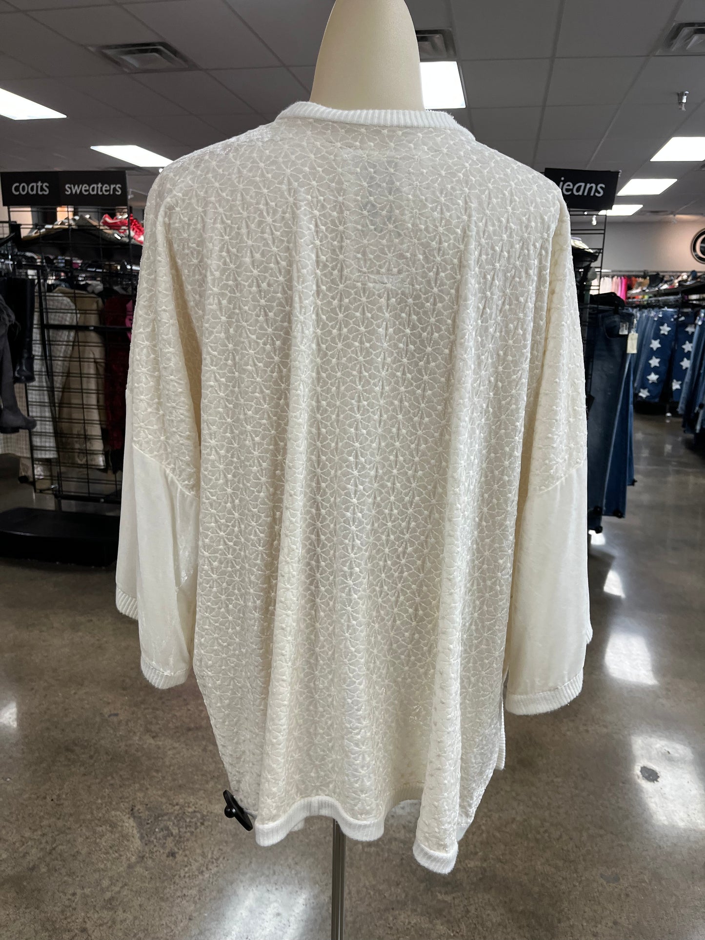 Cardigan By Johnny Was In Cream, Size:Xs