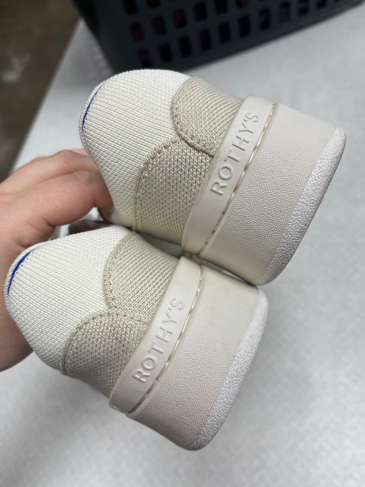Shoes Sneakers By Rothys In Cream, Size:7.5