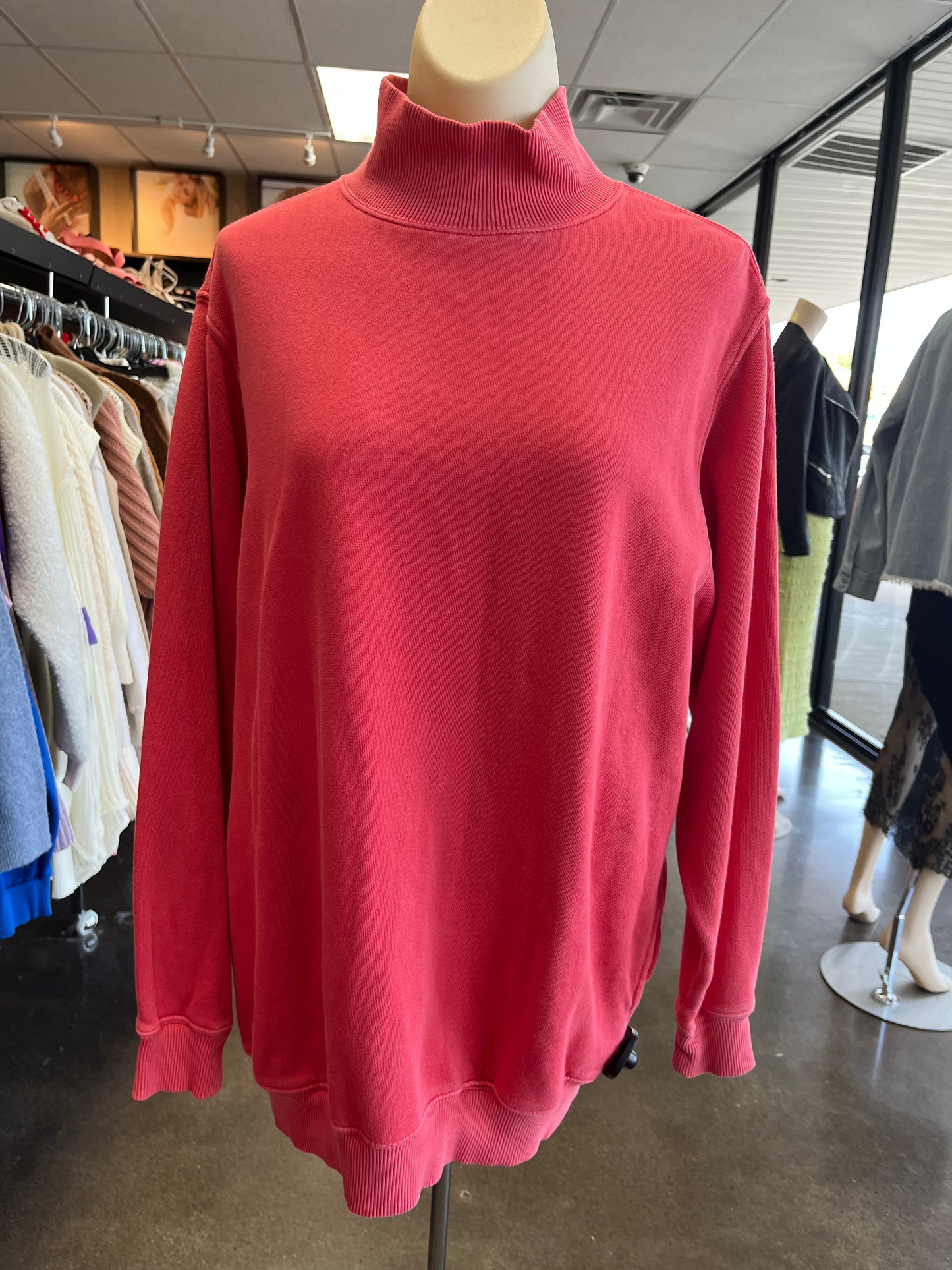 SWEATSHIRT COLLAR by AERIE In RED, Size: XS