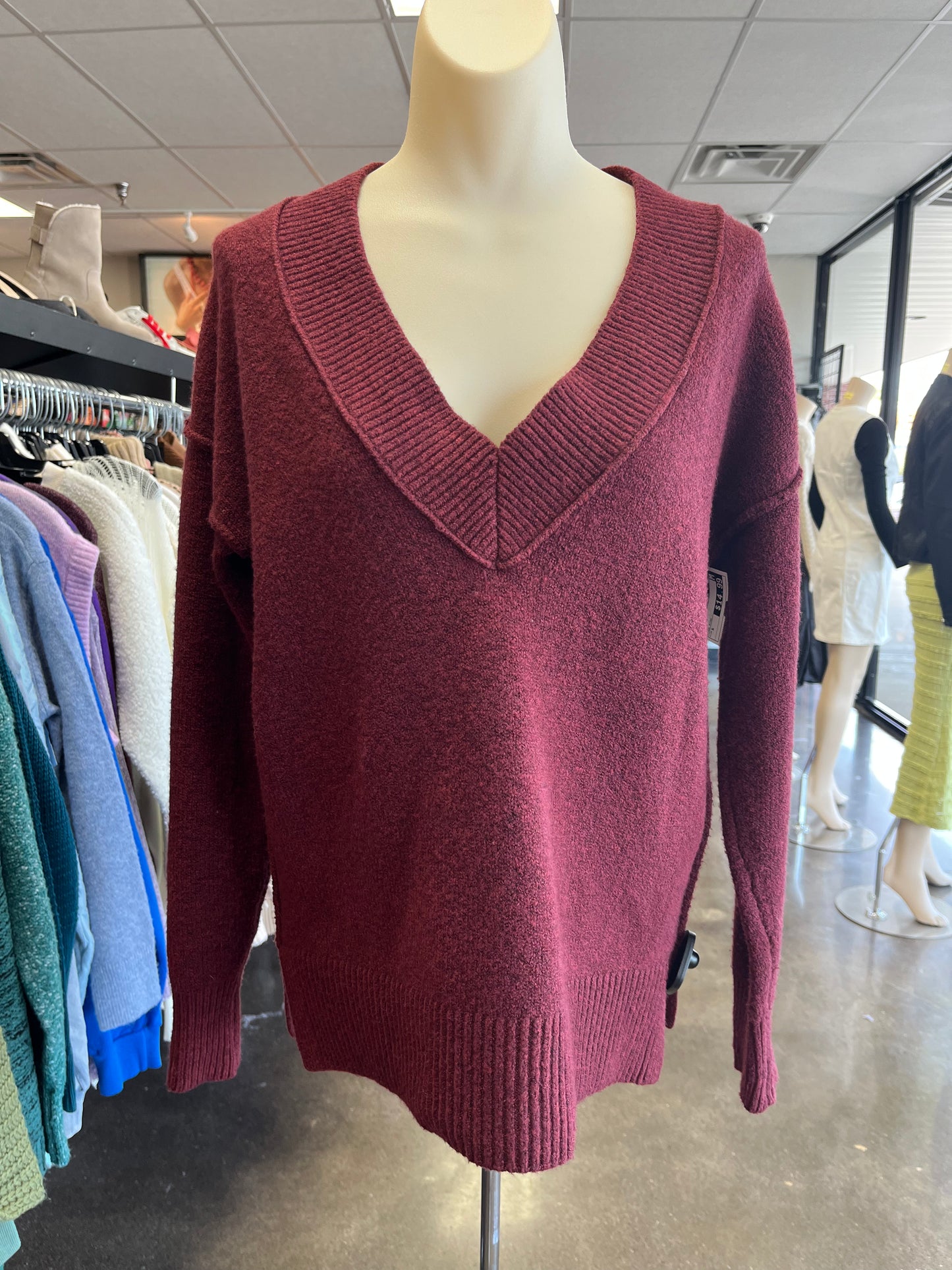 SWEATER by CLOTHES MENTOR In RED, Size: S