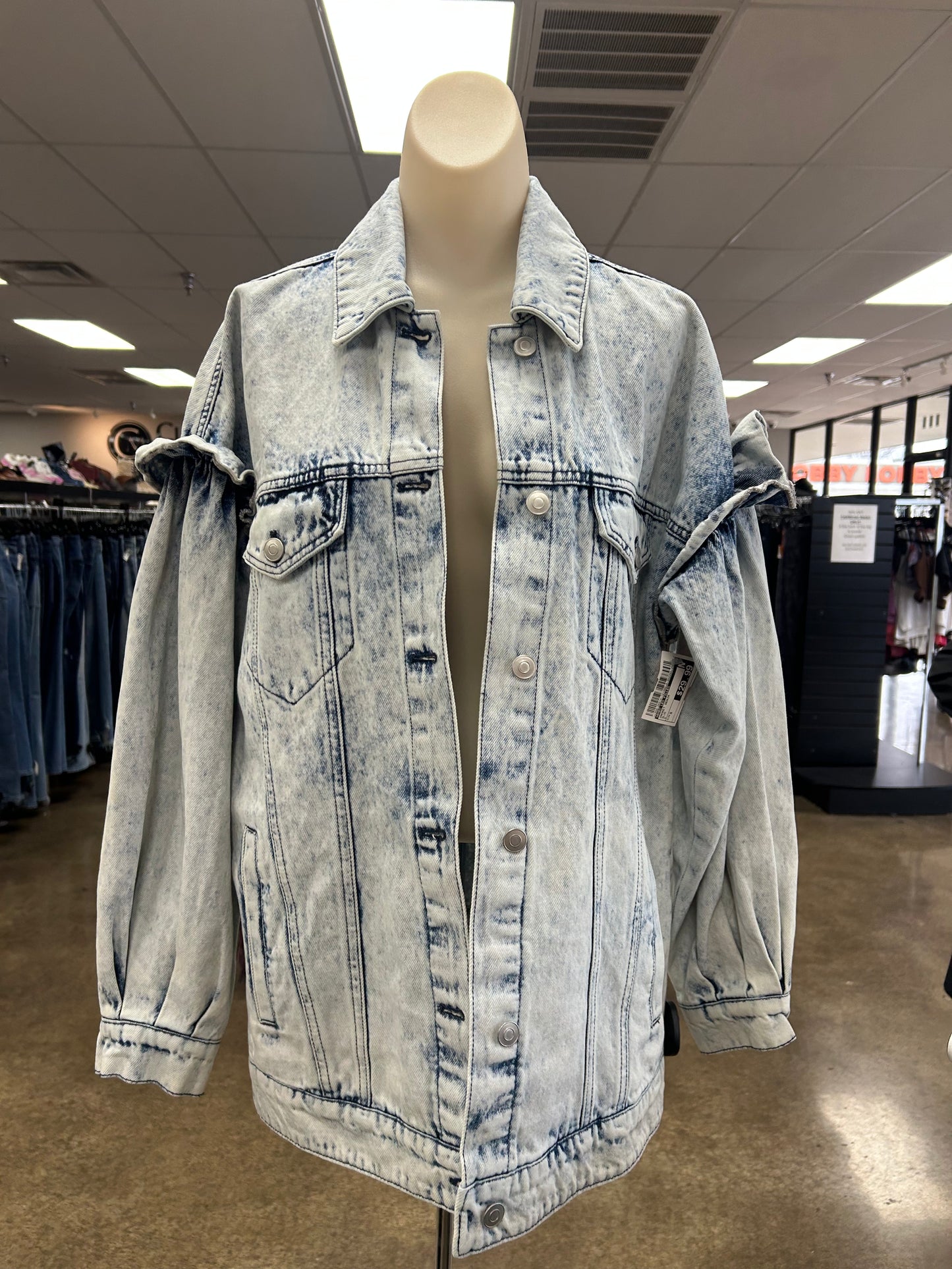 Jacket Denim By Avec Les Filles In Blue, Size:S