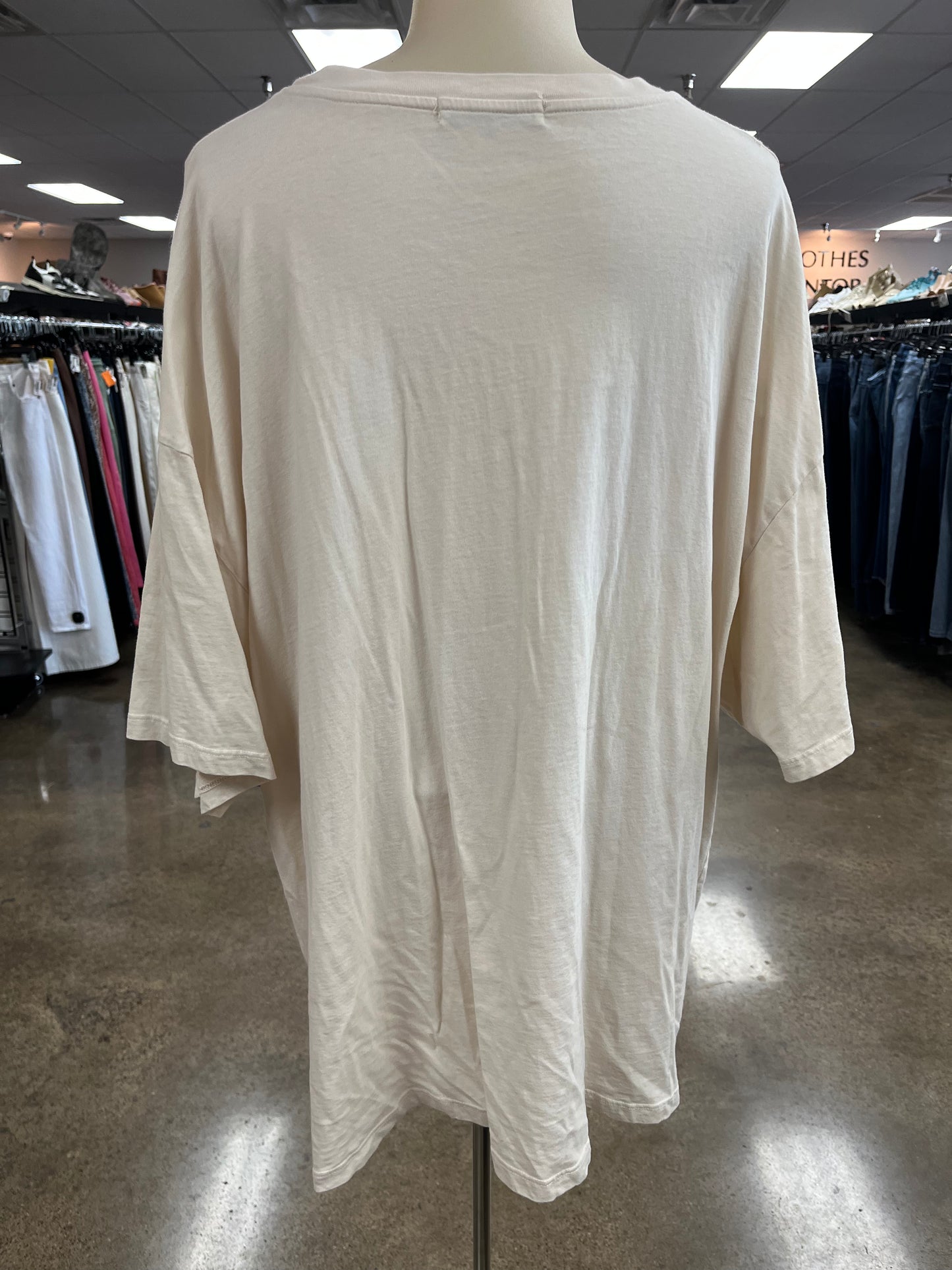 Top Ss By Daydreamer In Cream, Size:Osfm